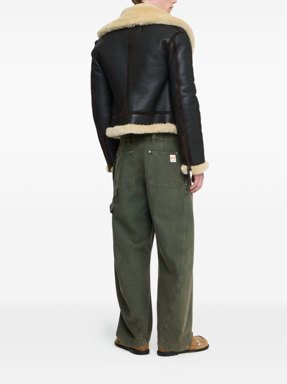 twisted seam trousers - 3