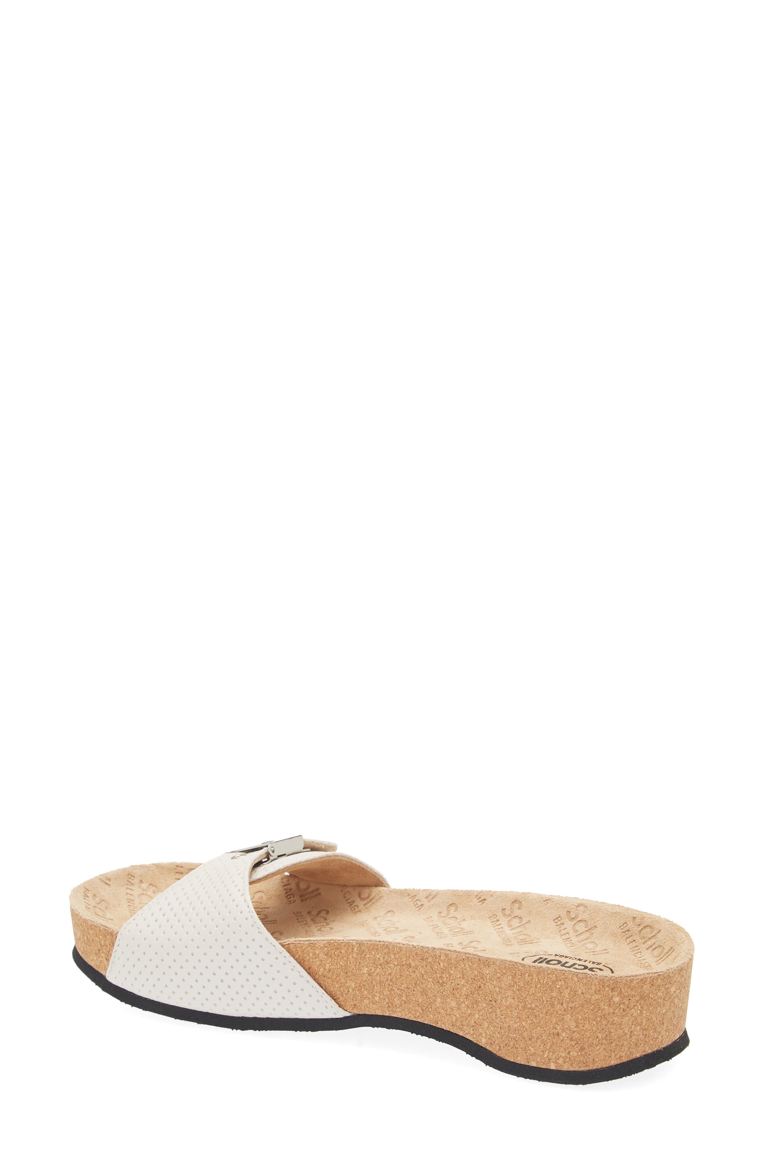 Balenciaga x Scholl Platform Sandal in 9080 White/Silver at Nordstrom - 2