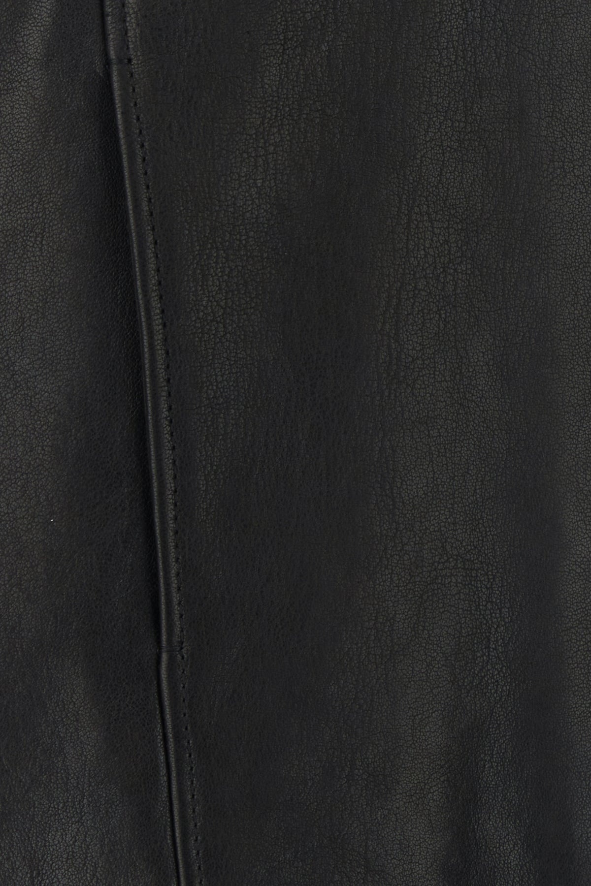 Black leather oversize jacket - 5