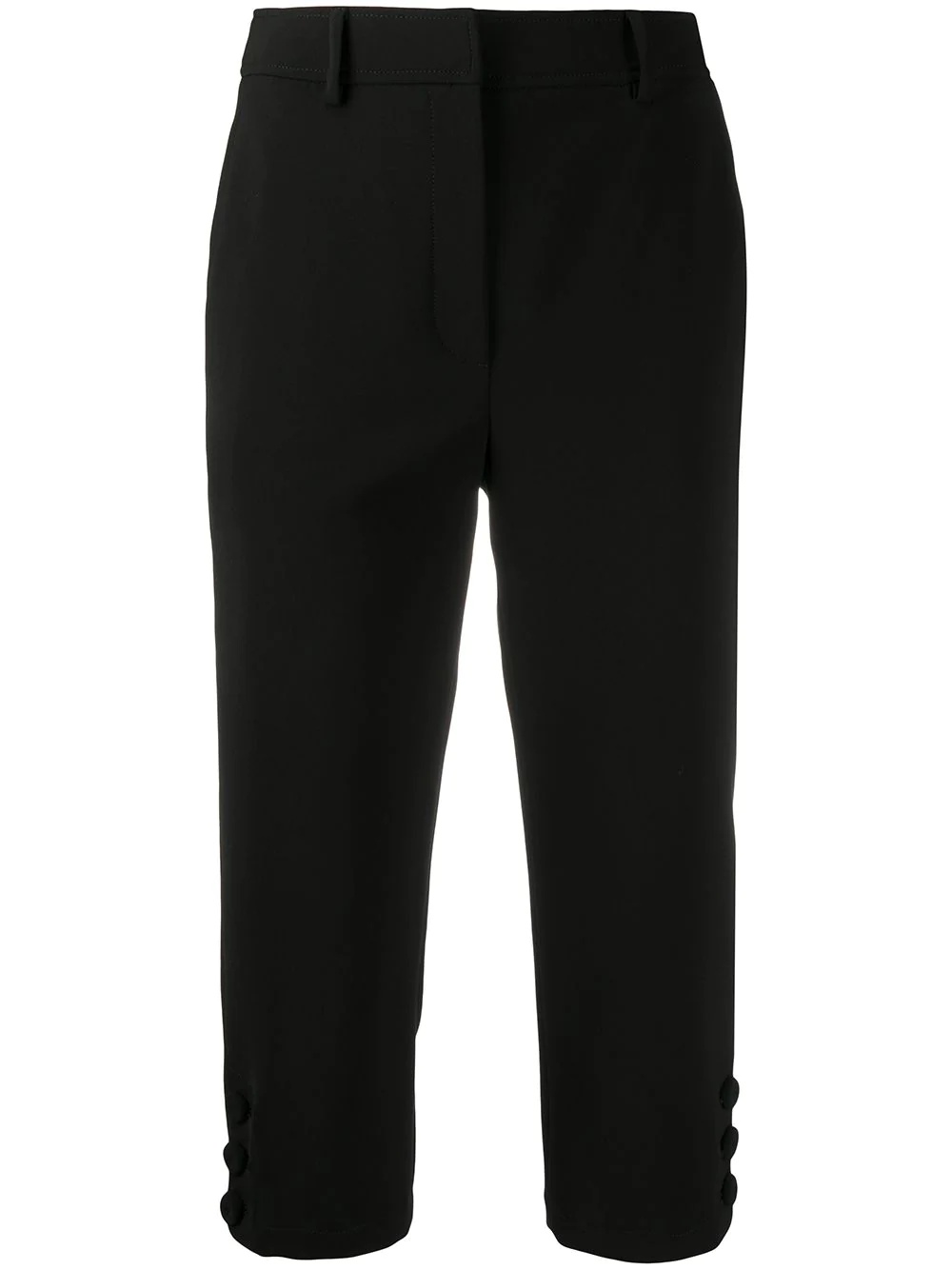 below-the-knee cropped trousers - 1