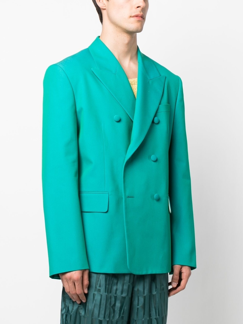 double-breasted blazer - 3