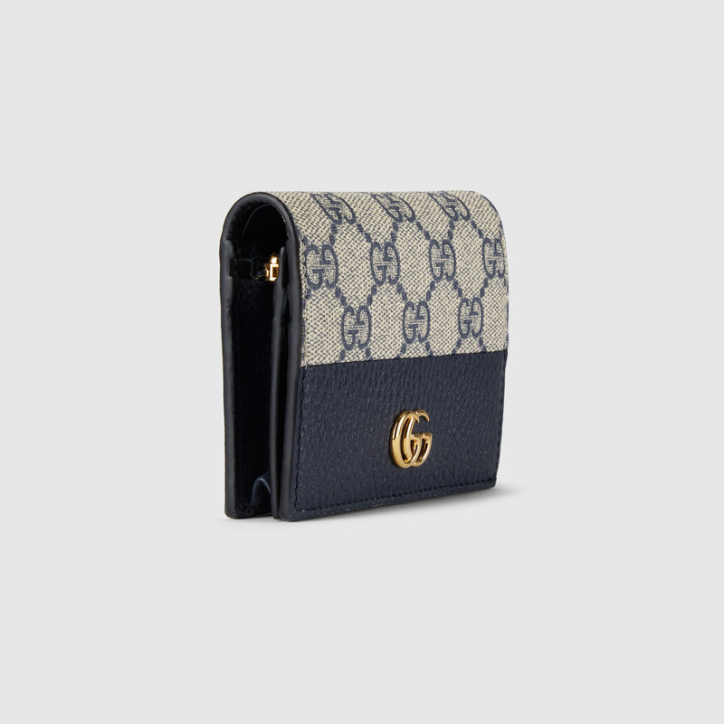 GG Marmont bi-color card case wallet 3