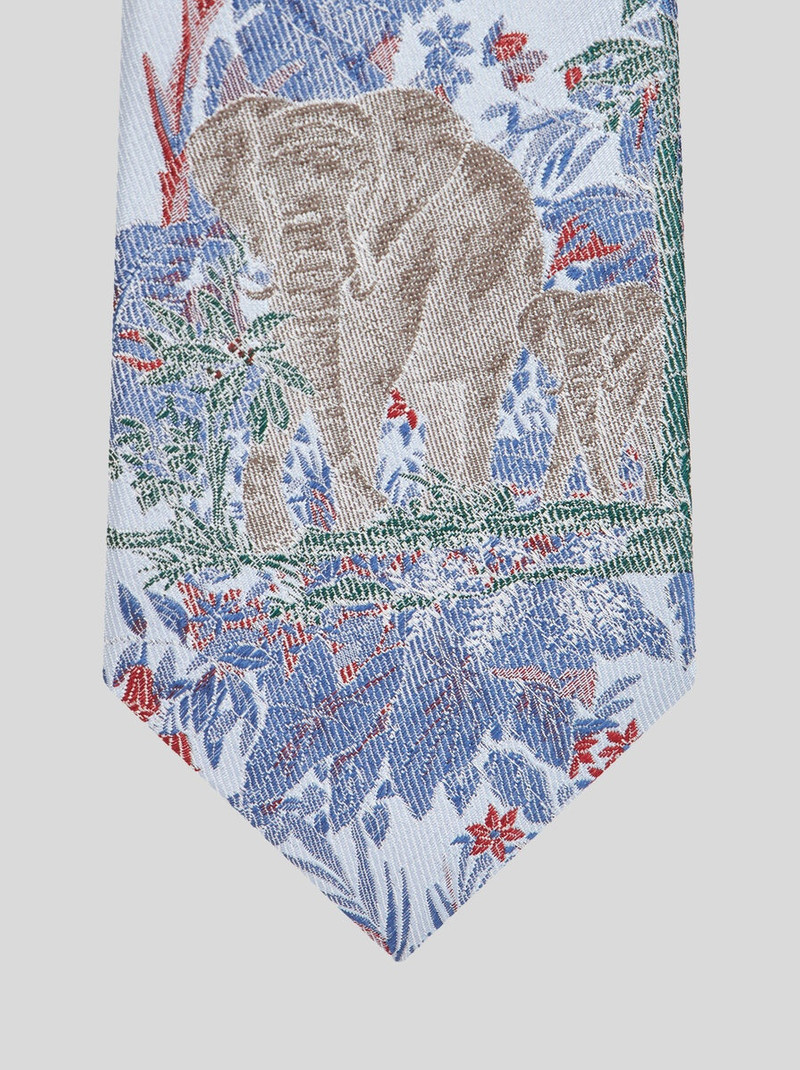 PATTERNED SILK TIE 3