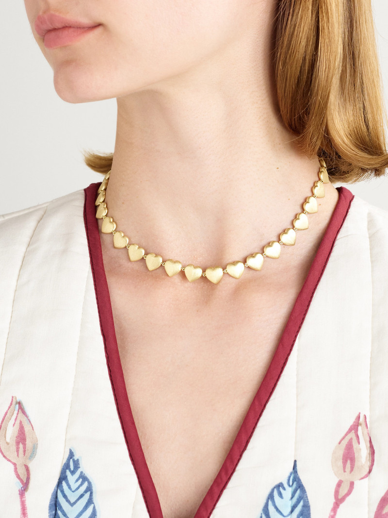 MARIE LICHTENBERG Heart Coco 14-karat Gold Necklace outlook