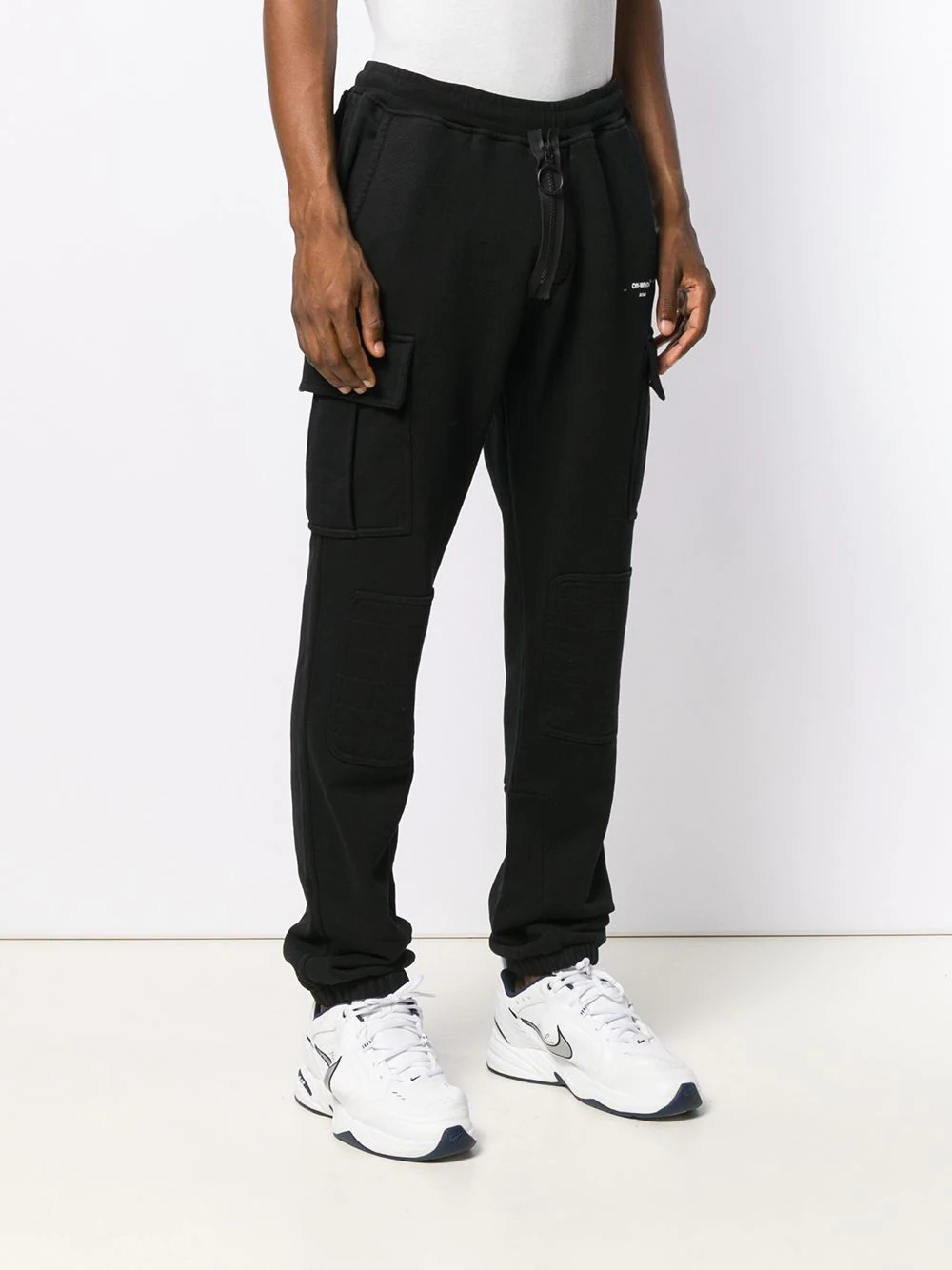 logo cargo track pants - 3