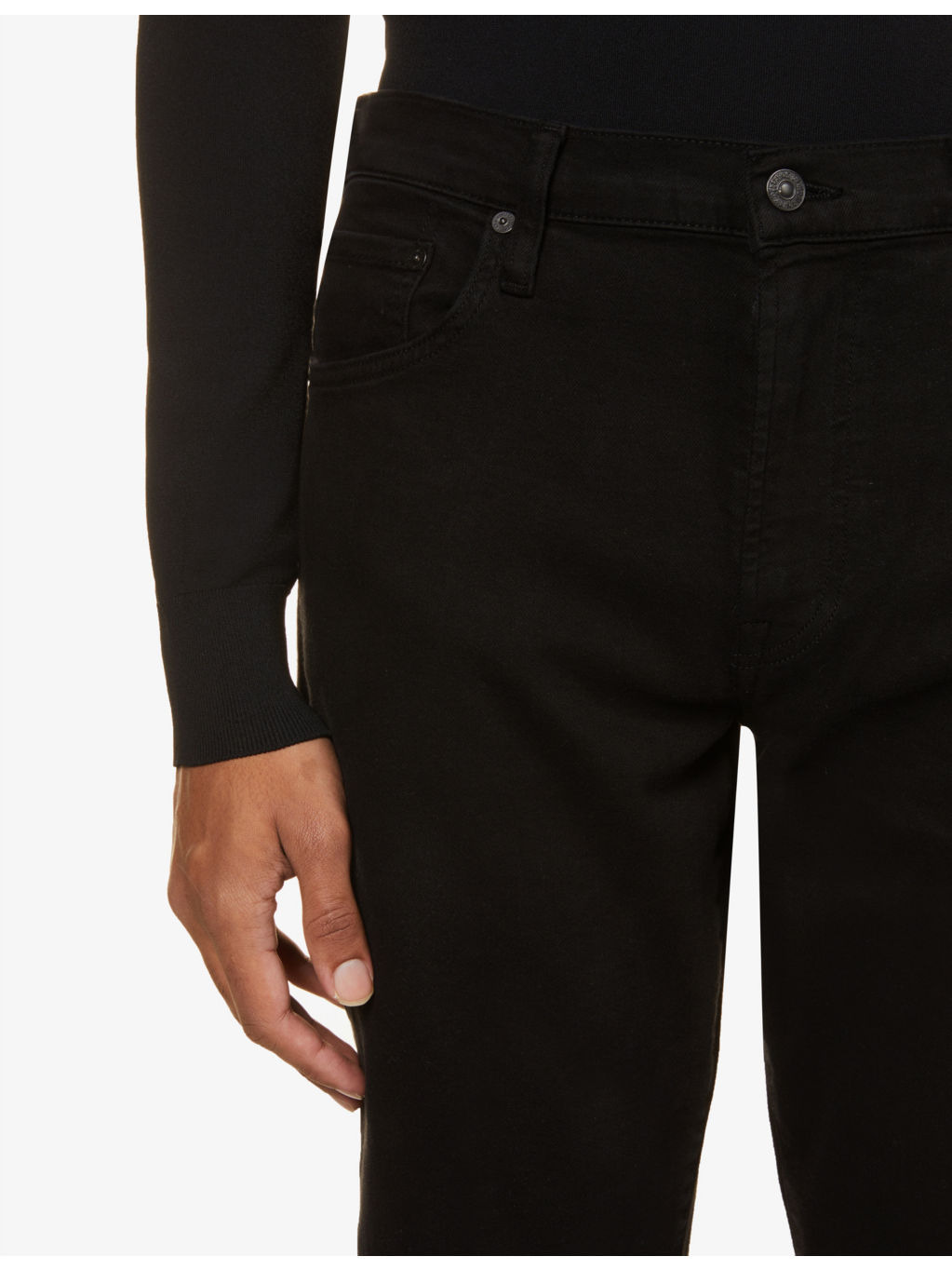 Gage regular-fit low-rise straight stretch-denim jeans - 5