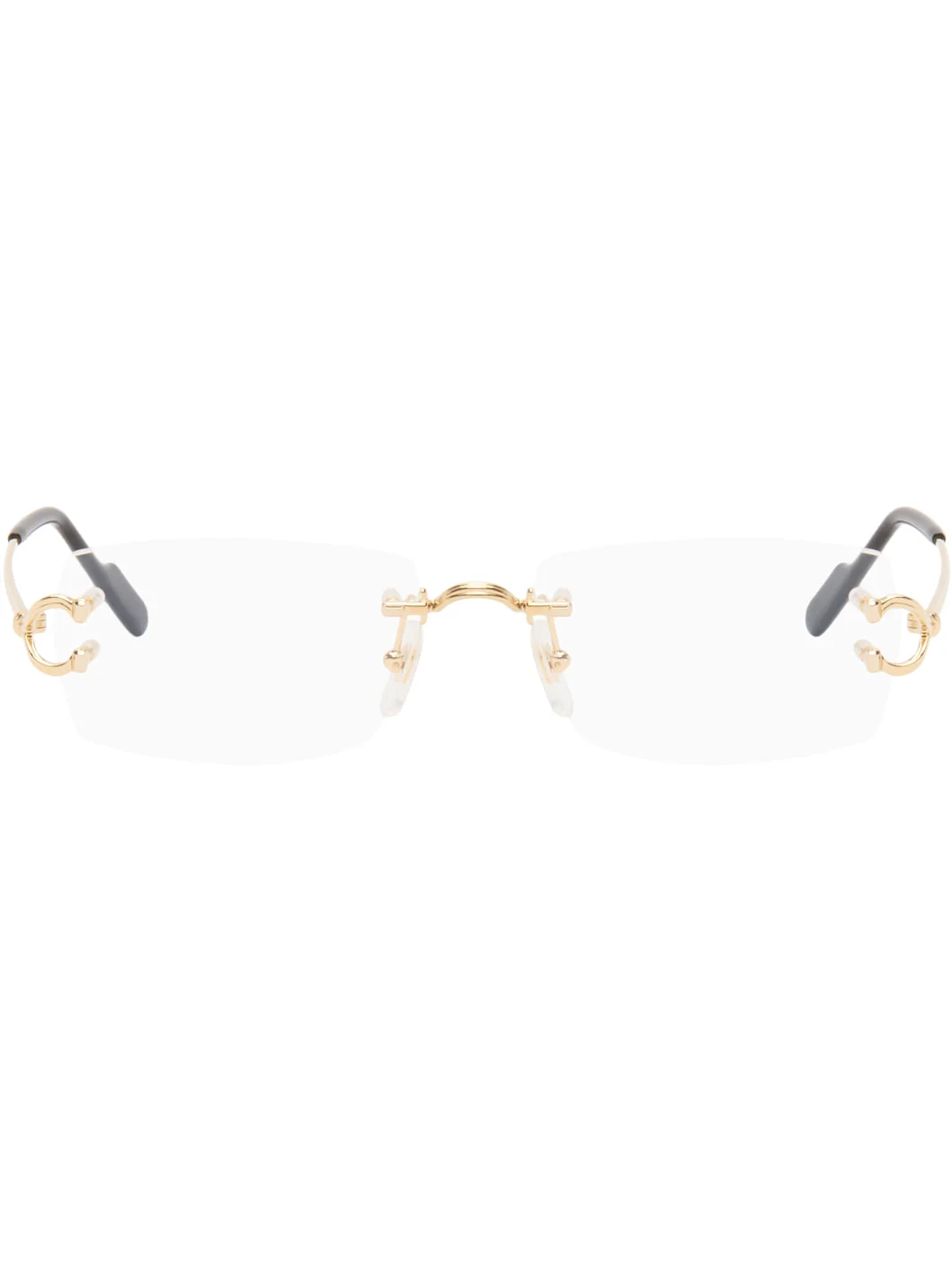 Gold 'Décor C Classique de Cartier' Glasses - 1
