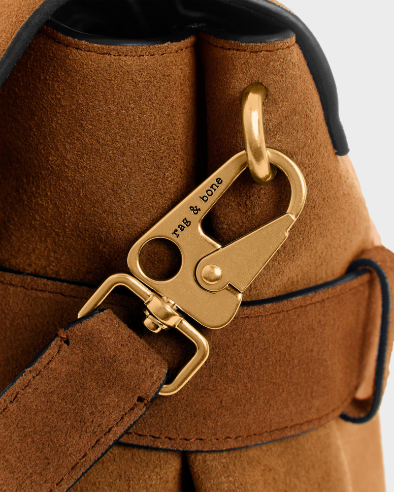 Lexington Suede Flap Bag 5