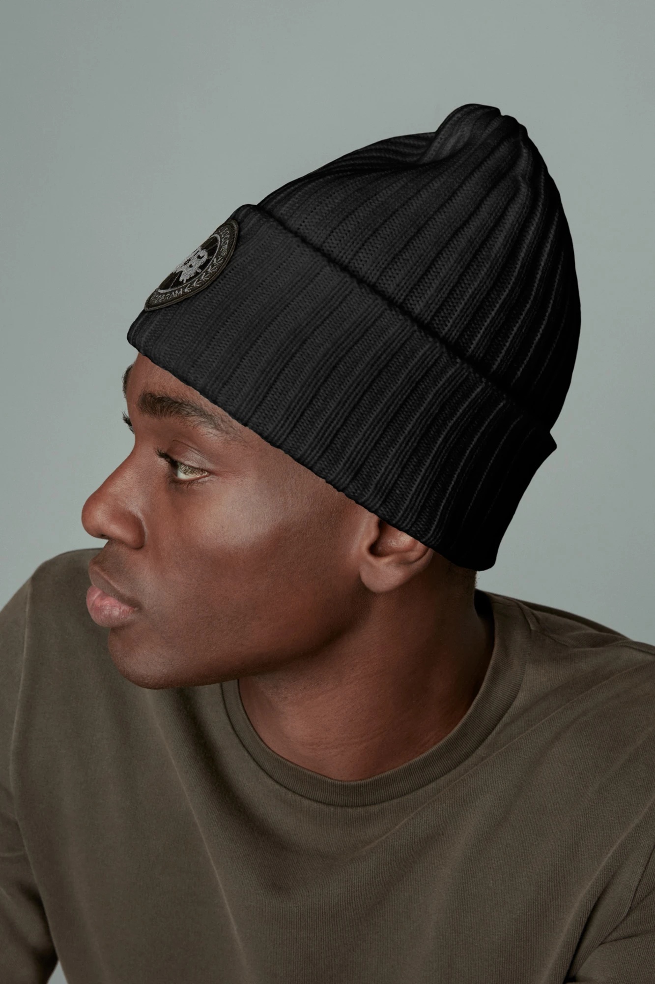 BLACK DISC RIB TOQUE - 5