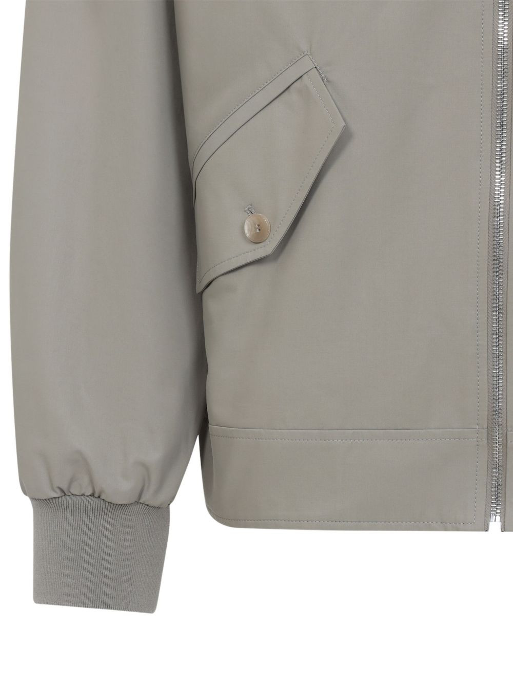 contrast-collar bomber jacket - 3