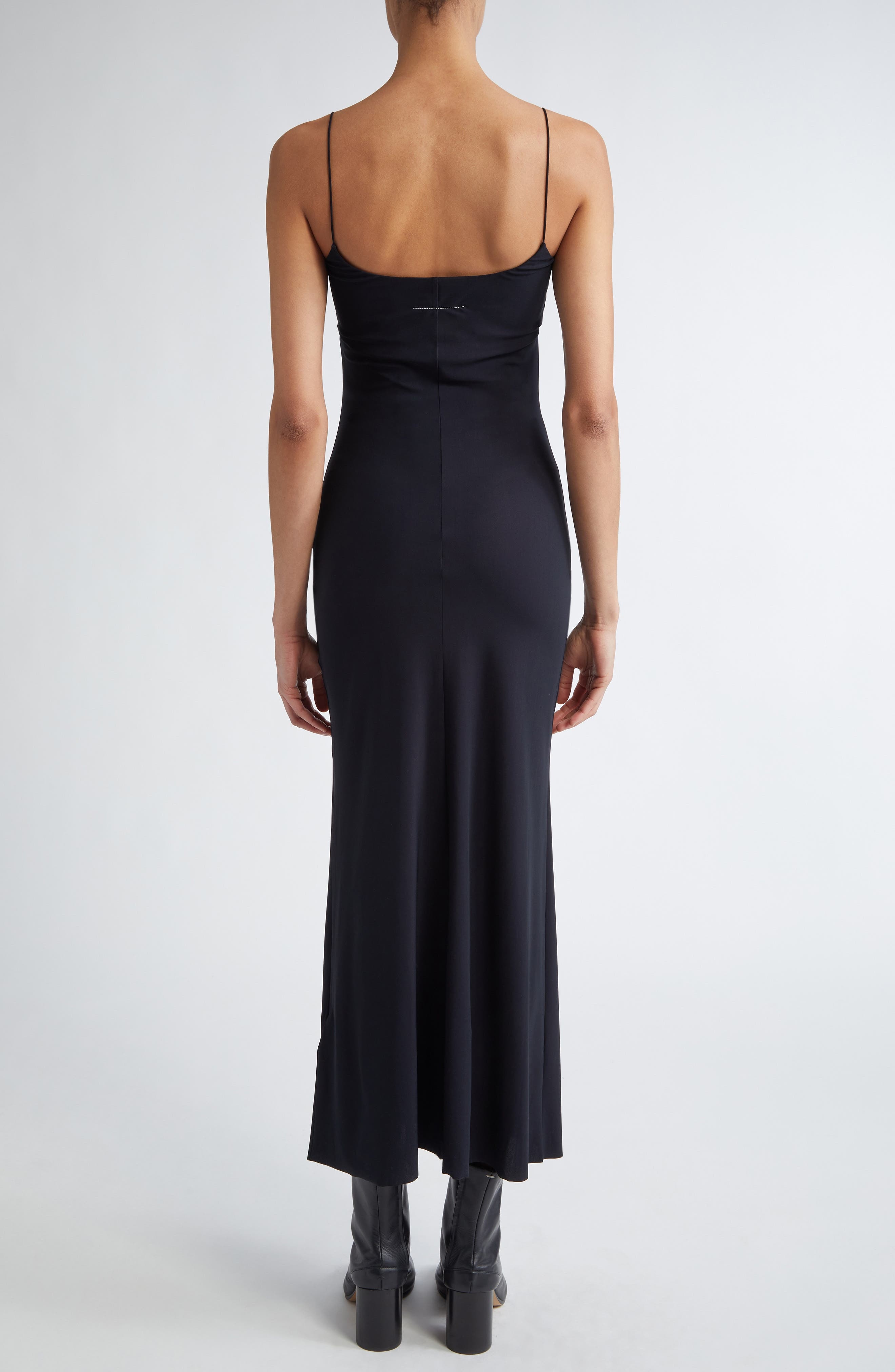 MM6 Maison Margiela Slipdress in Black at Nordstrom - 3