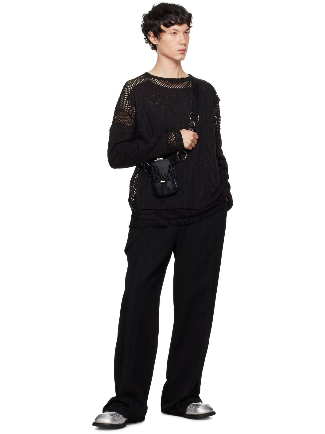 Black Harness Pocket Bag - 3