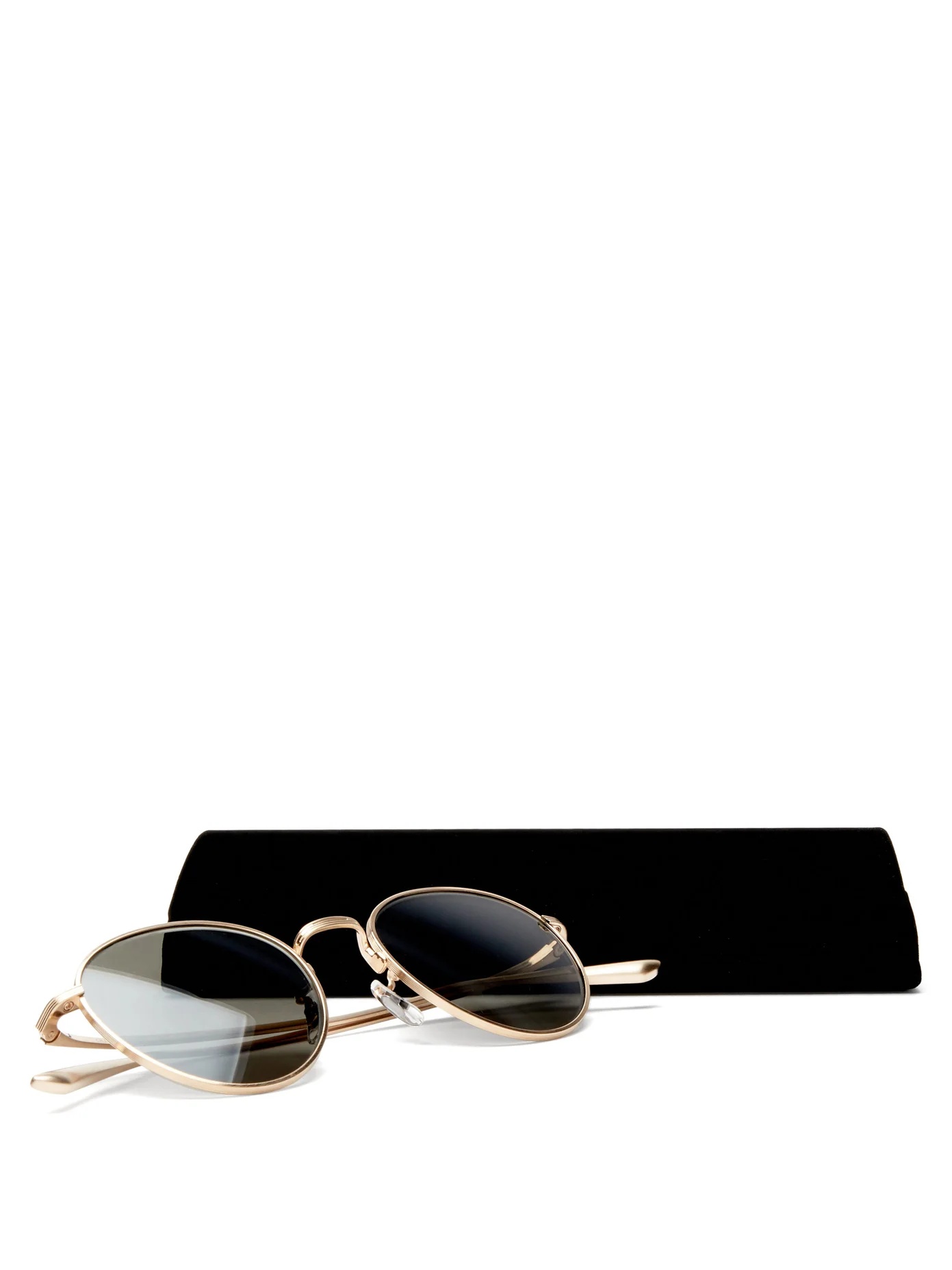 X Oliver Peoples Brownstone 2 round sunglasses - 5