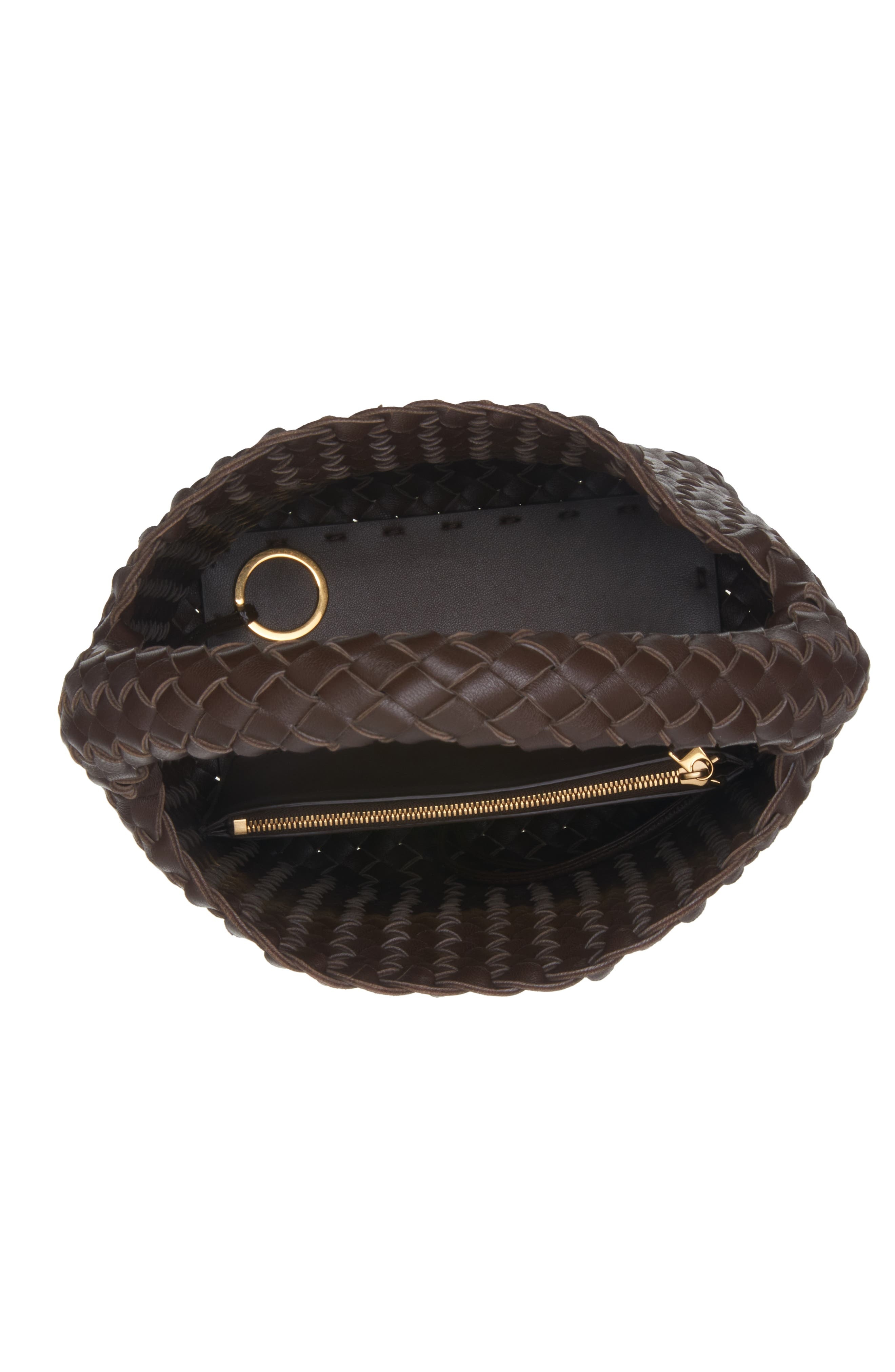 Cabat Intrecciato Leather Top Handle Bag - 4