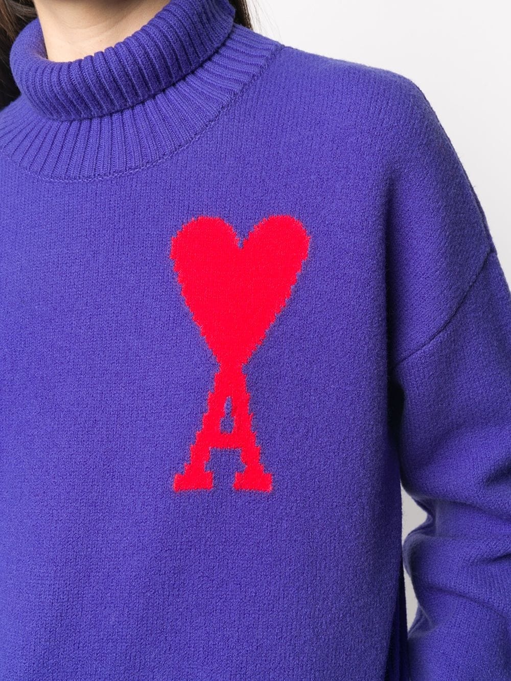 Ami de Coeur intarsia jumper - 5