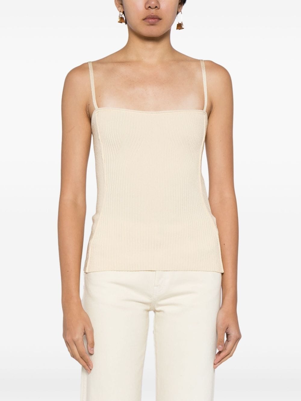 Le Sierra square-neck top - 3