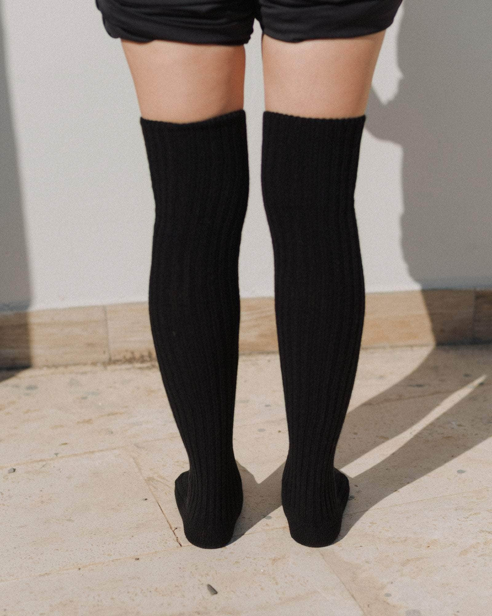 Overknee Socks - Recycled Cashmere Rib - 3