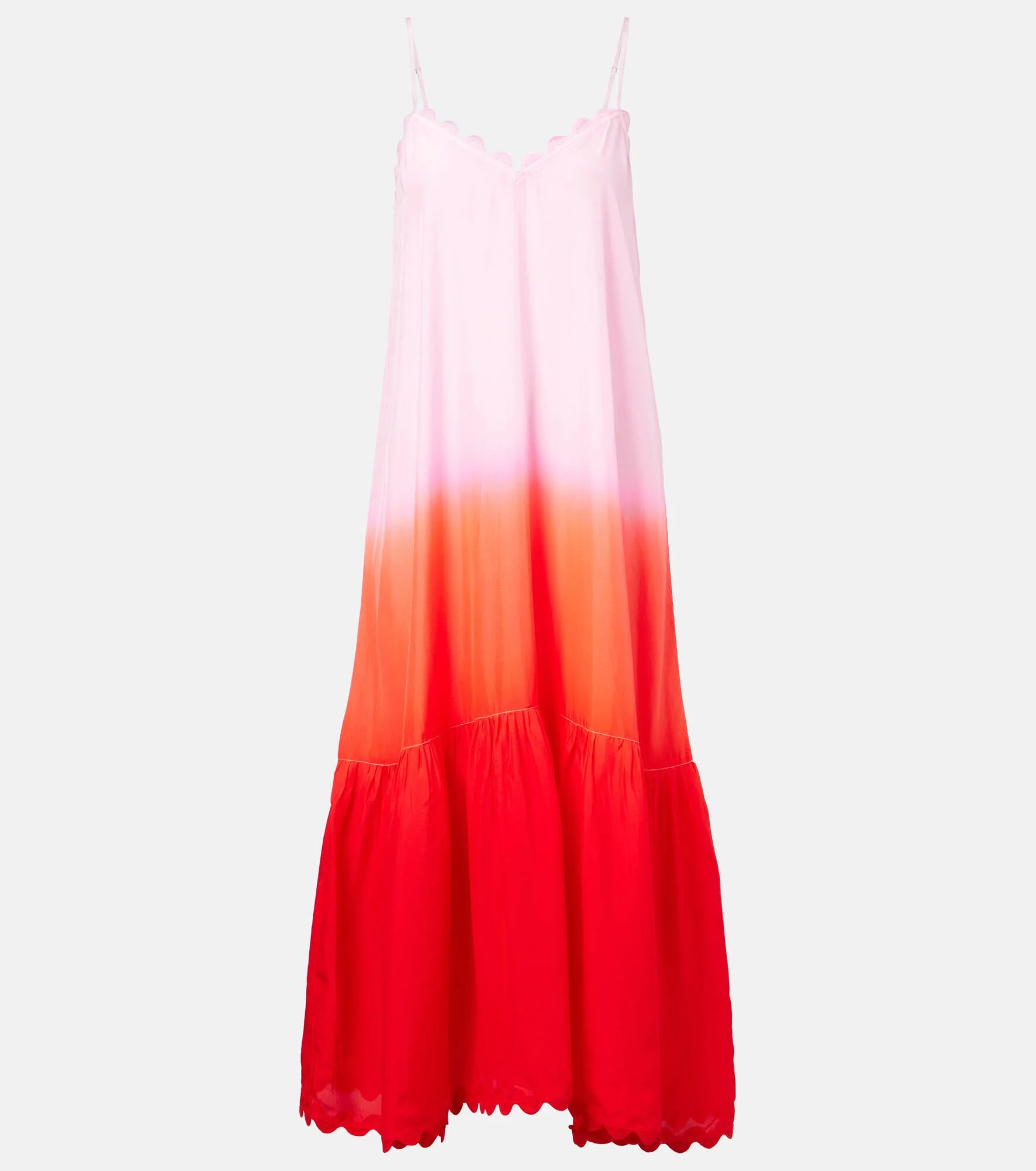 Ombré silk midi dress - 1
