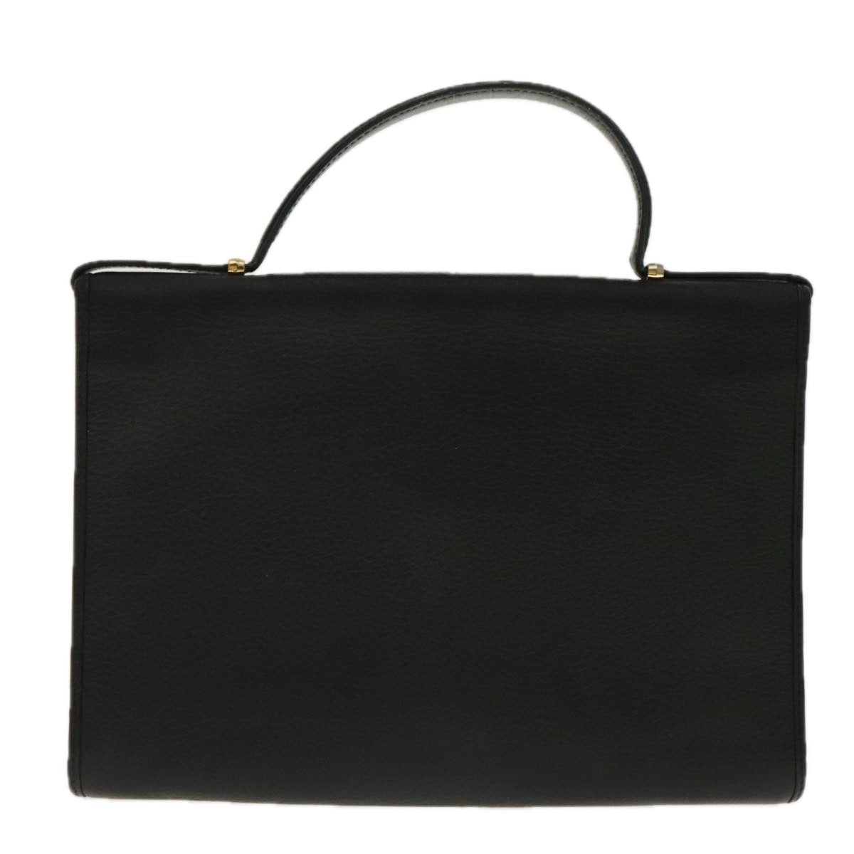 DIOR Hand Bag Leather Black Gold - 3