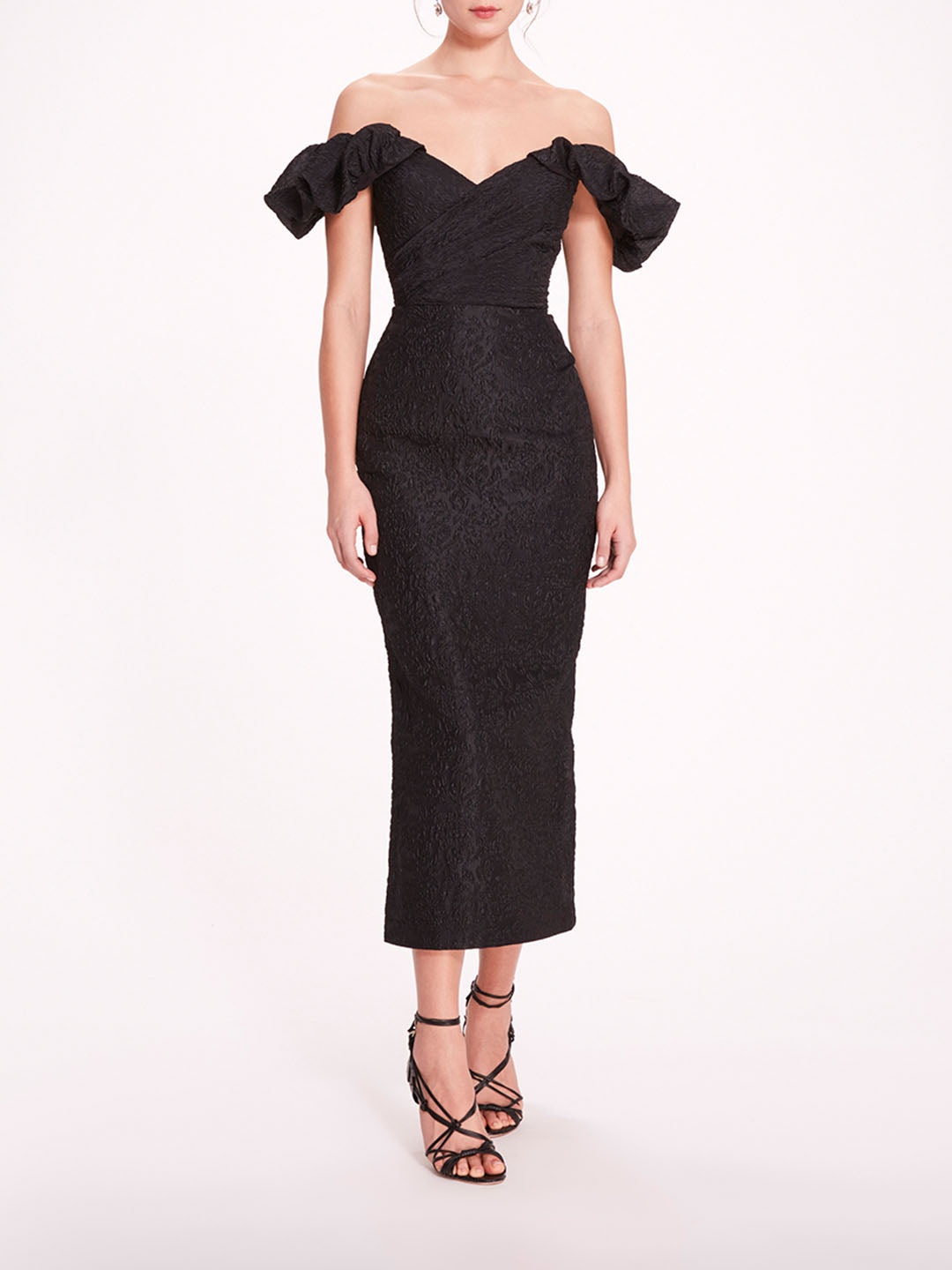 CLOQUE MIDI DRESS - 1