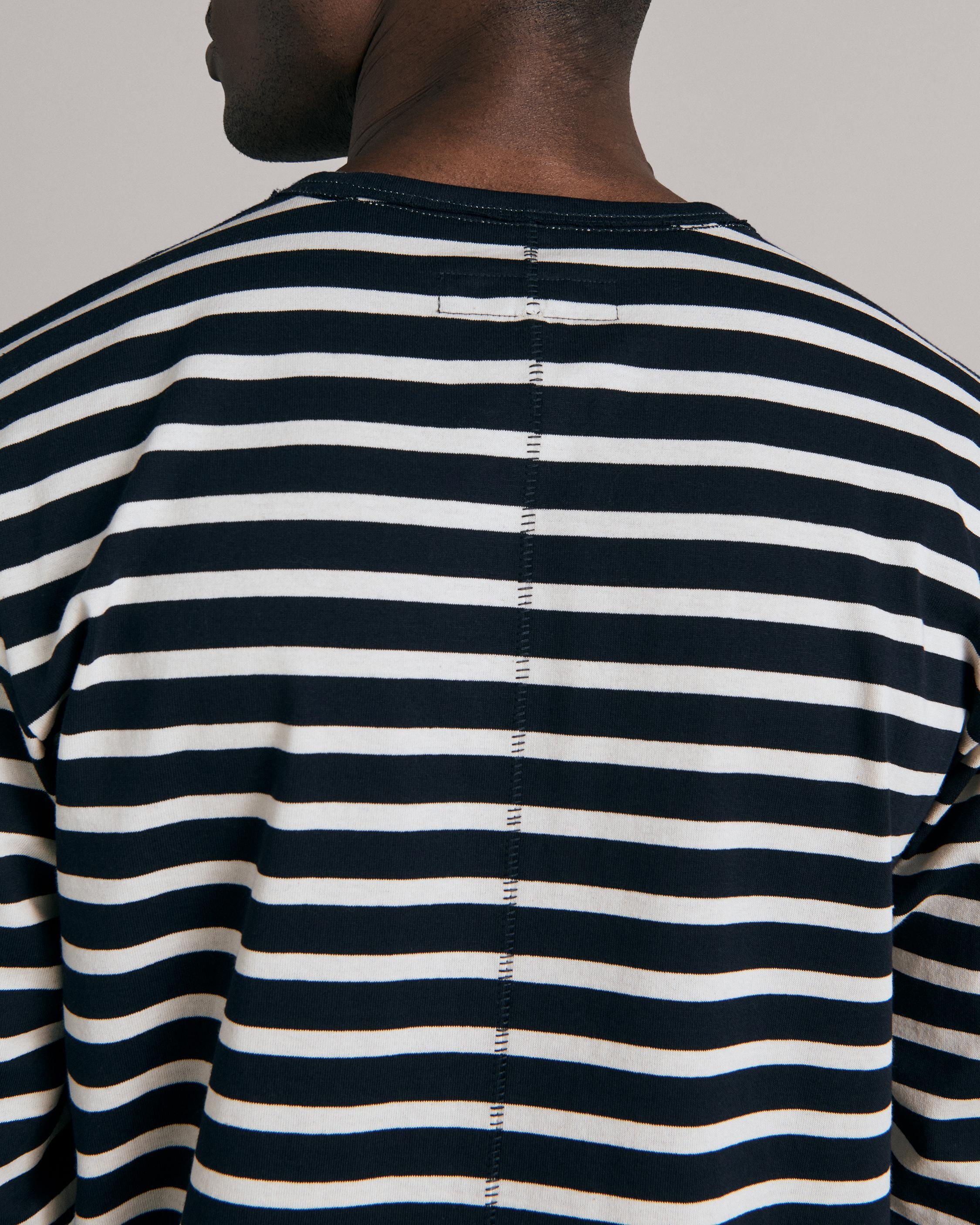 Breton Stripe Long Sleeve Tee
Cotton T-Shirt - 6