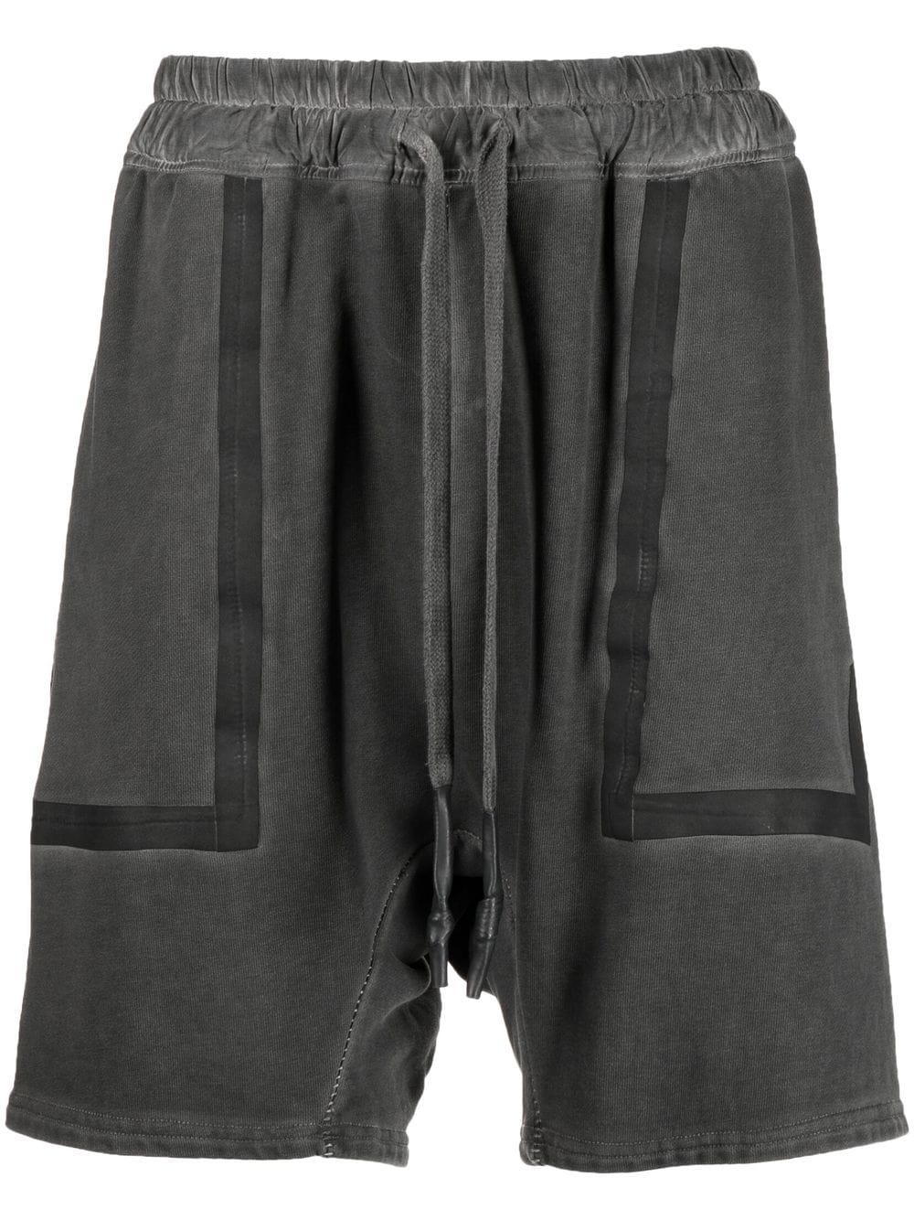 drawstring track shorts - 1