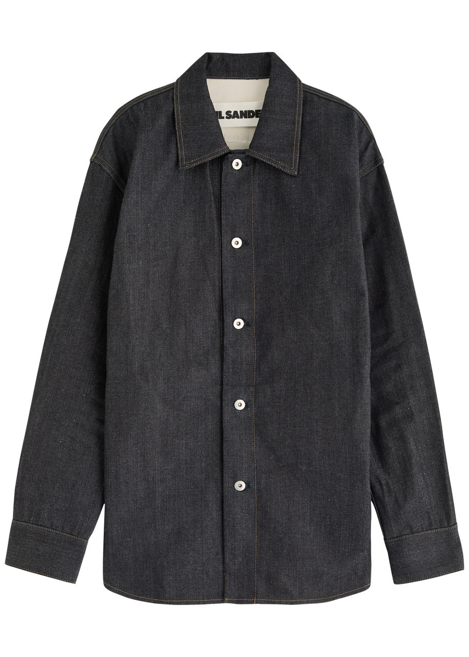 Jil Sander Contrast-stitch Denim Shirt - 1