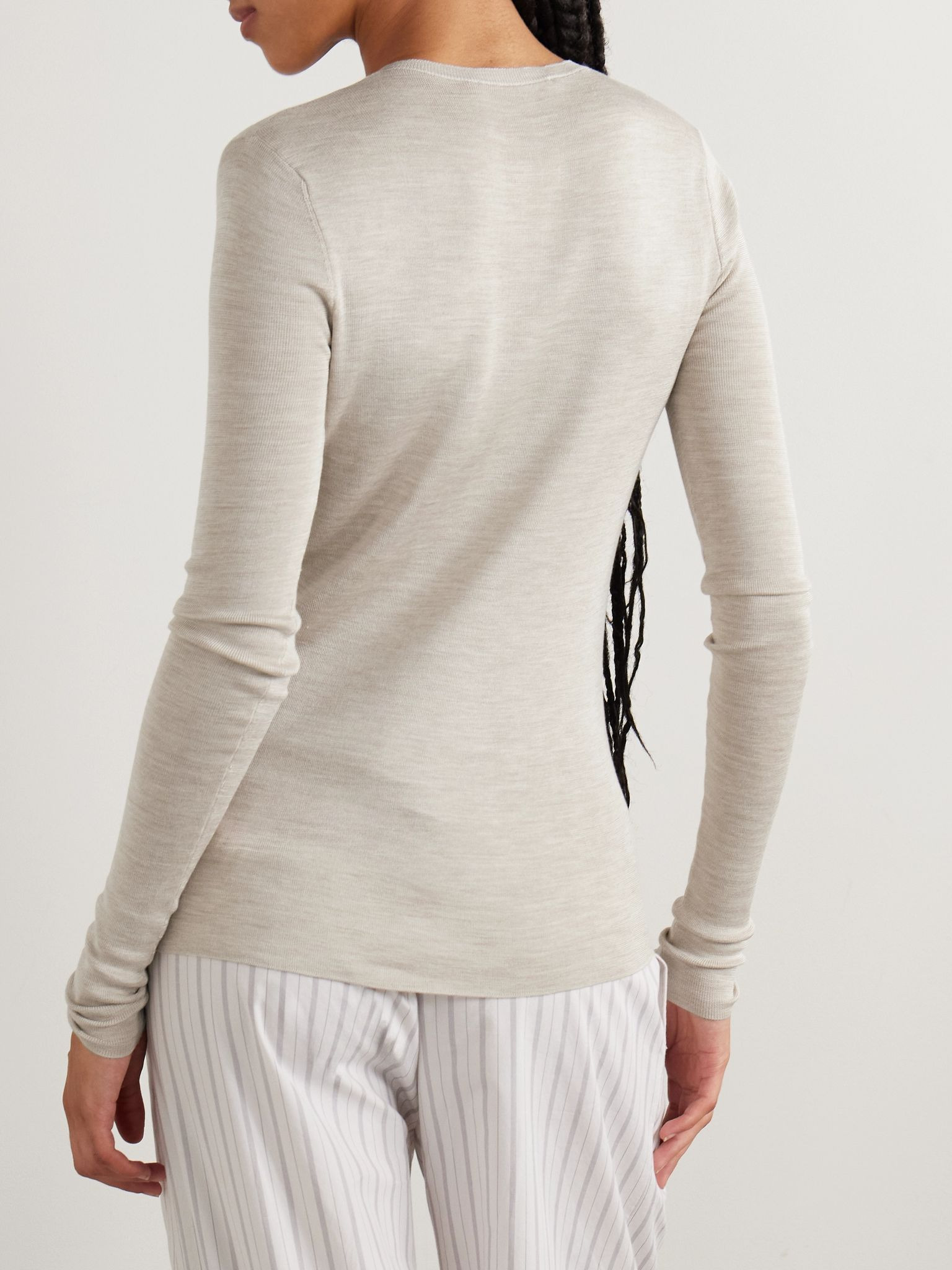 Josette silk cardigan Ivory - 3
