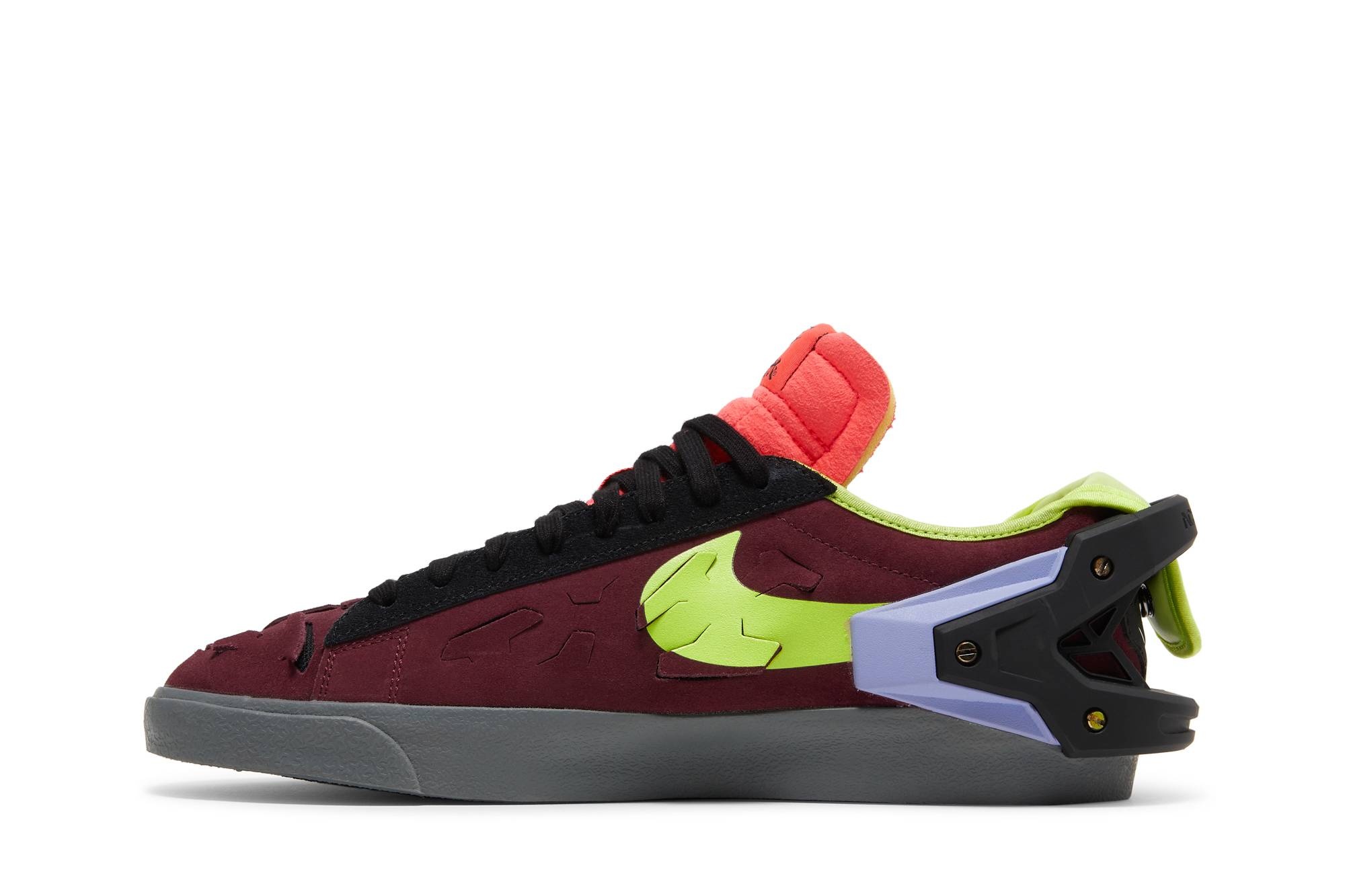 Acronym x Blazer Low 'Night Maroon' - 3