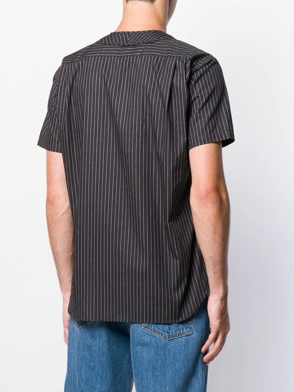 x Comme des Garçons pinstriped baseball top - 4