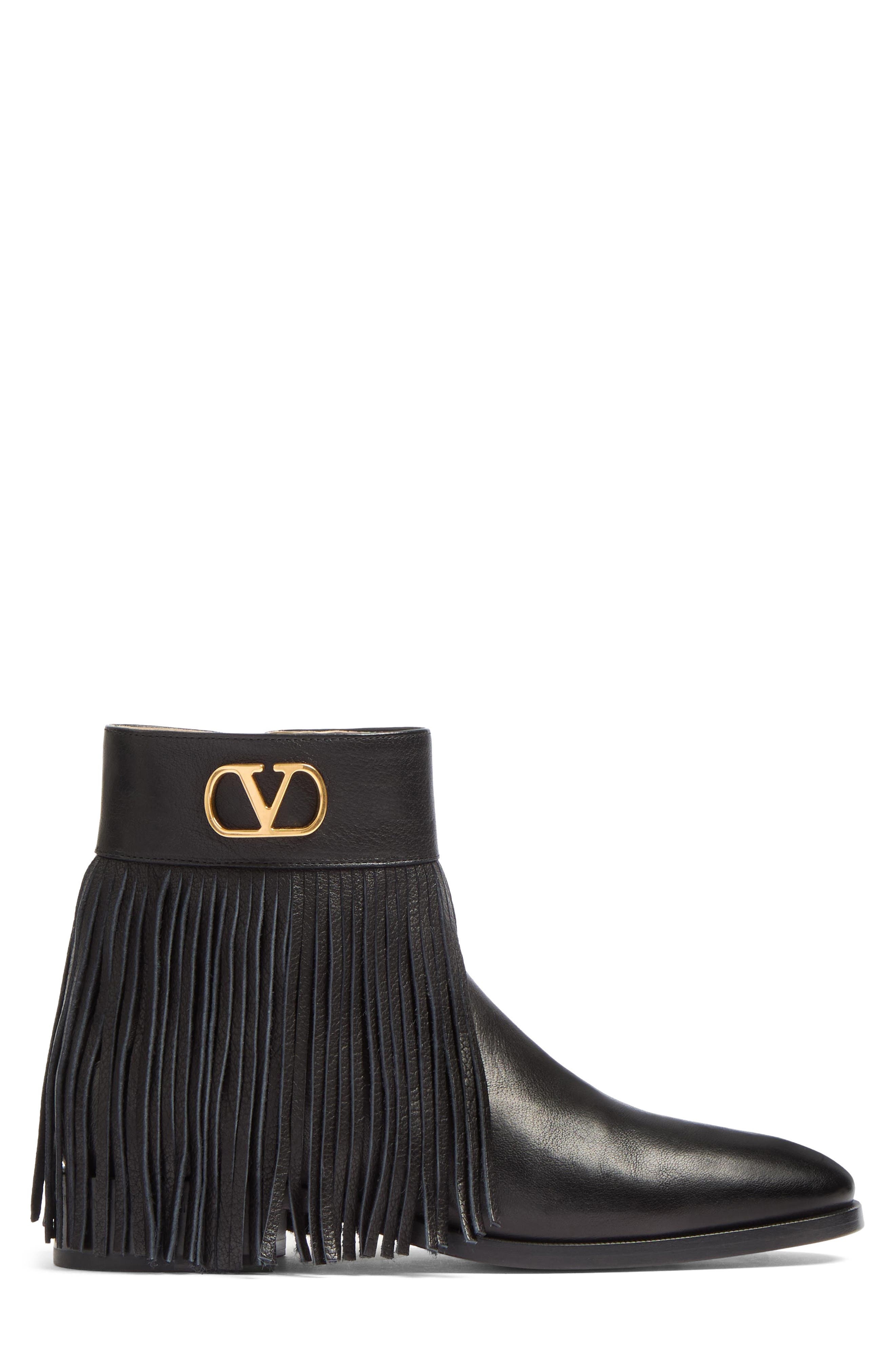 Valentino Garavani Pat Buffalo Ankle Boot in Nero at Nordstrom - 4