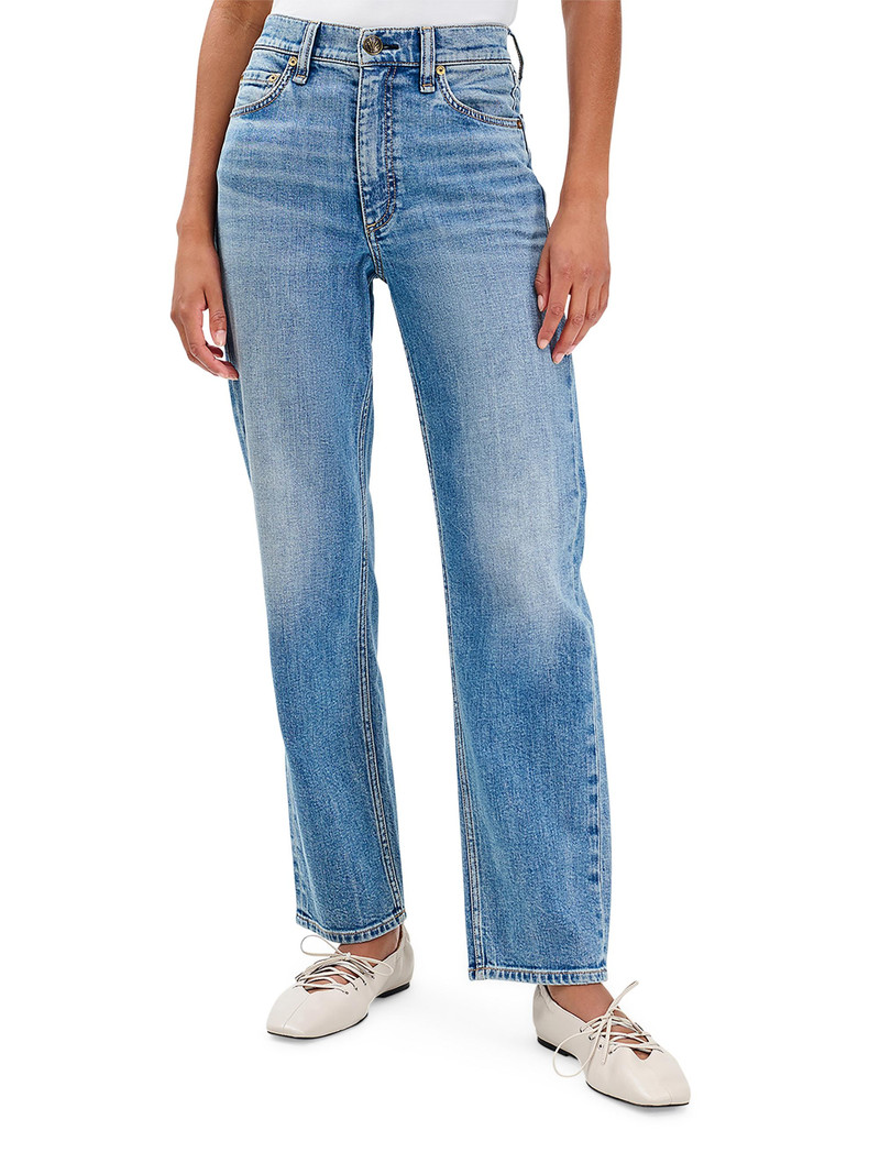 Women's Harlow Mid-Rise Ankle Straight Jeans - Amity 3