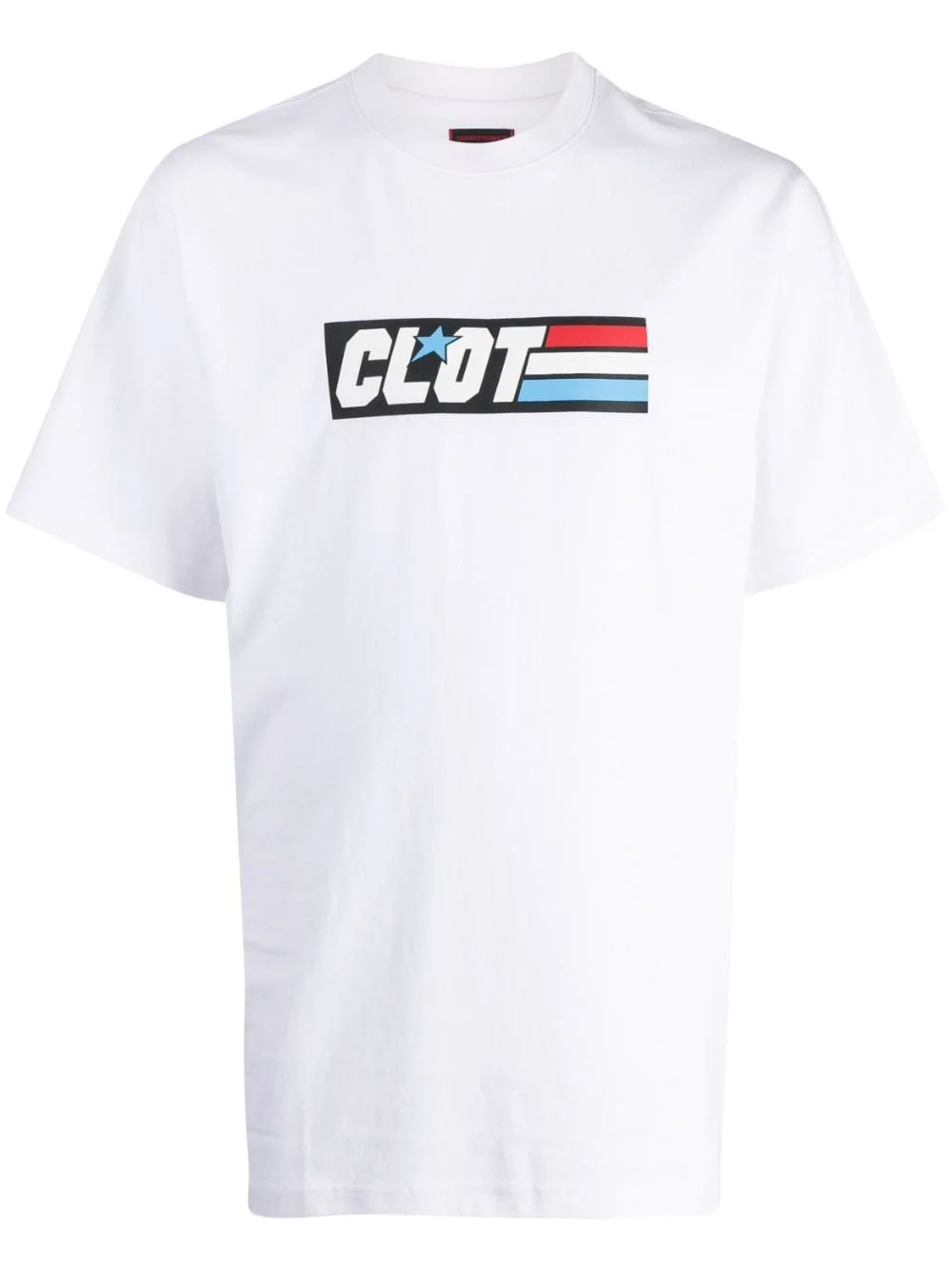 logo-print cotton T-shirt - 1