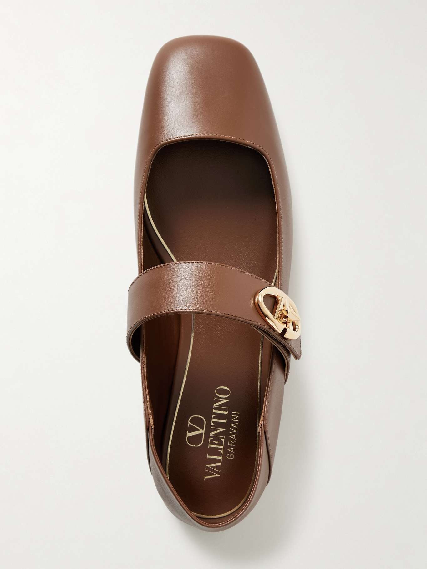 VLOGO Locker leather ballet flats - 5