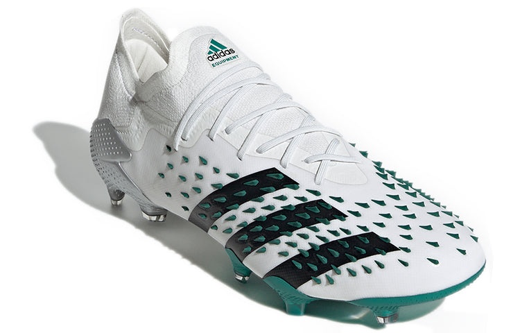 adidas Predator Freak.1 L Fg Eqt Football Sports Shoes White/Green/Black GW0749 - 3