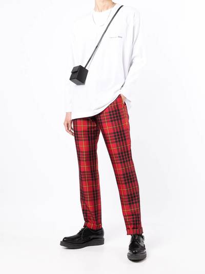 Comme des Garçons SHIRT logo-print long-sleeve top outlook