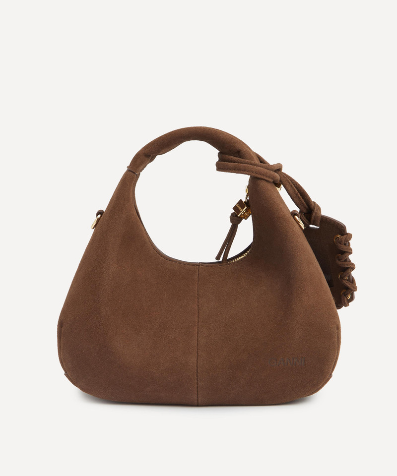 Suede Mini Hobo Bag 4