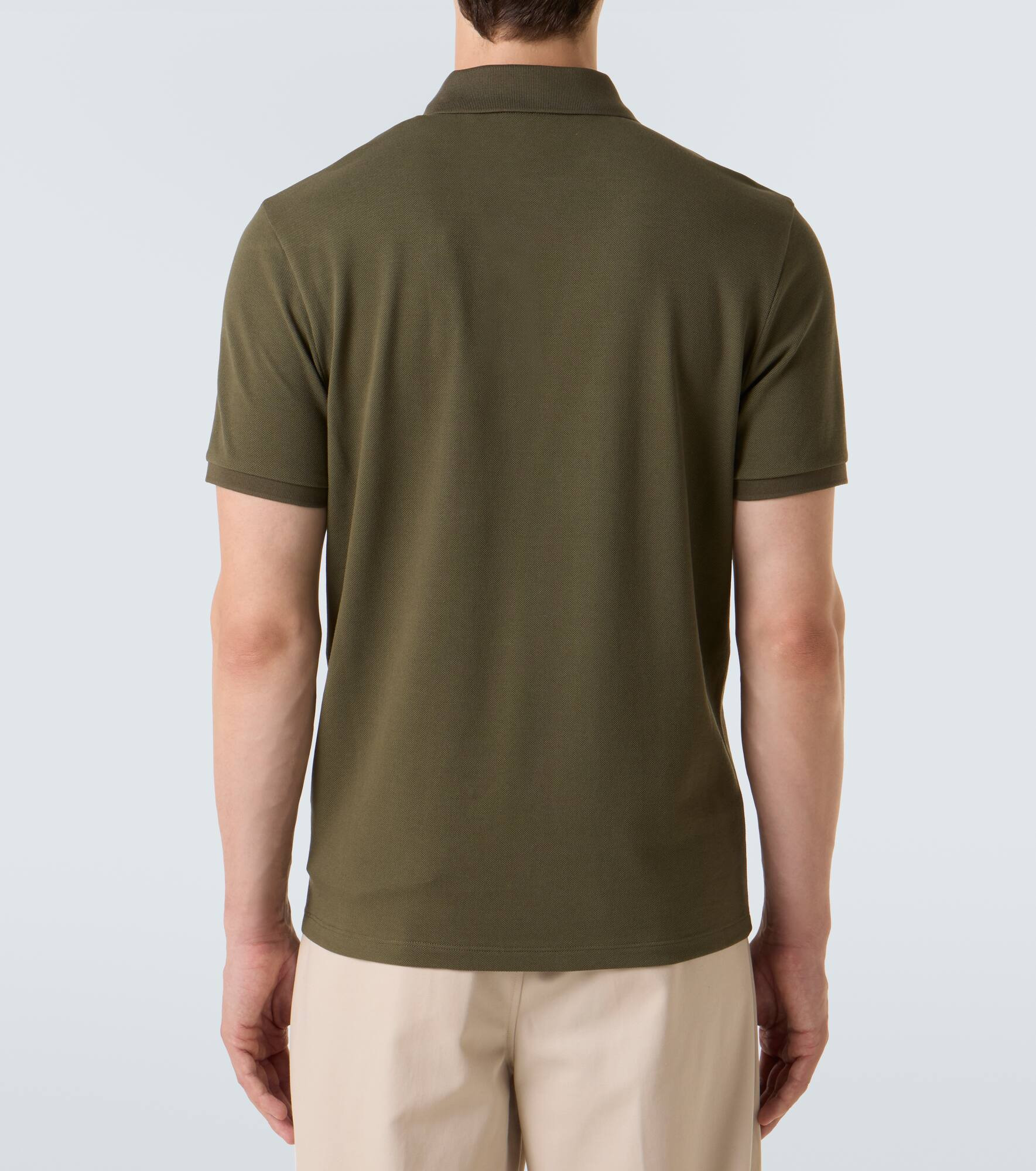 Cotton piqué polo shirt - 4