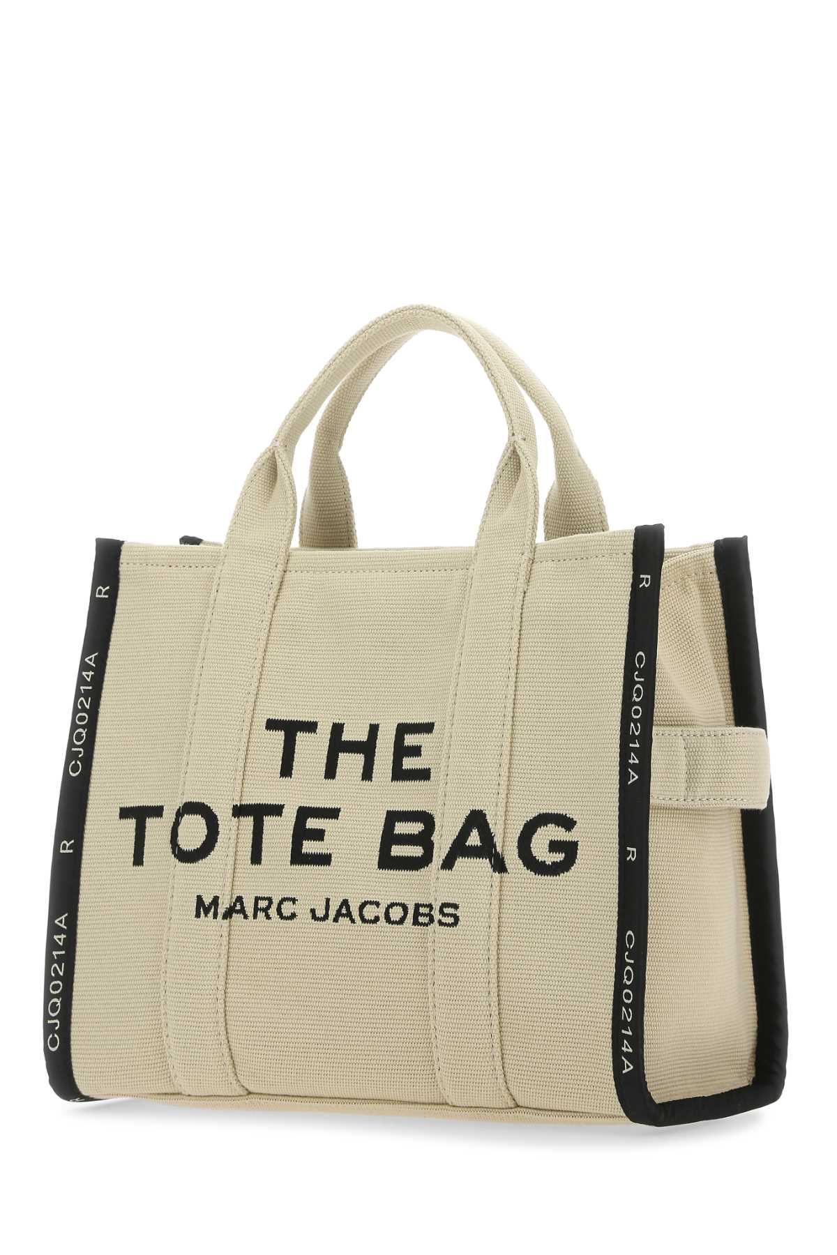 Marc Jacobs Women Beige Canvas The Tote Shopping Bag - 2