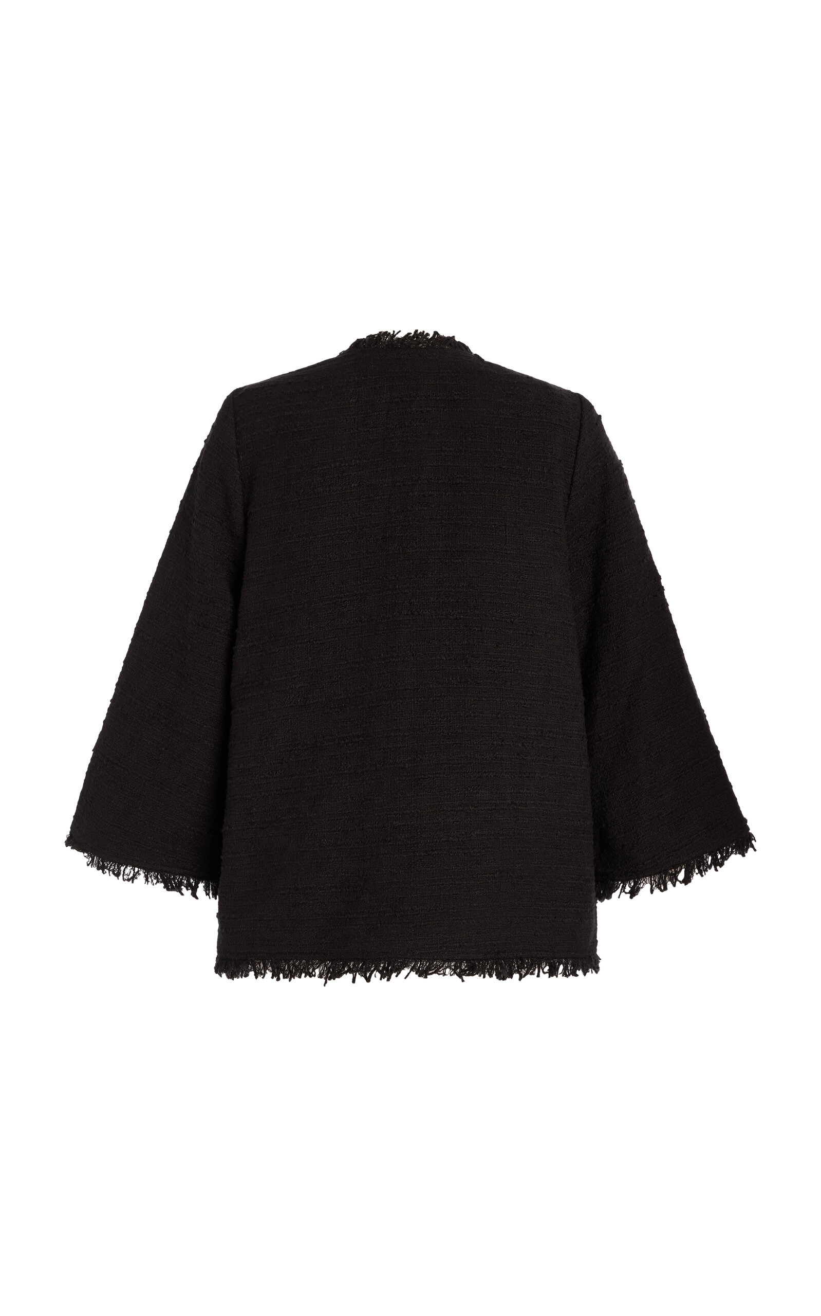 Diana Fringed Cotton Top black - 2