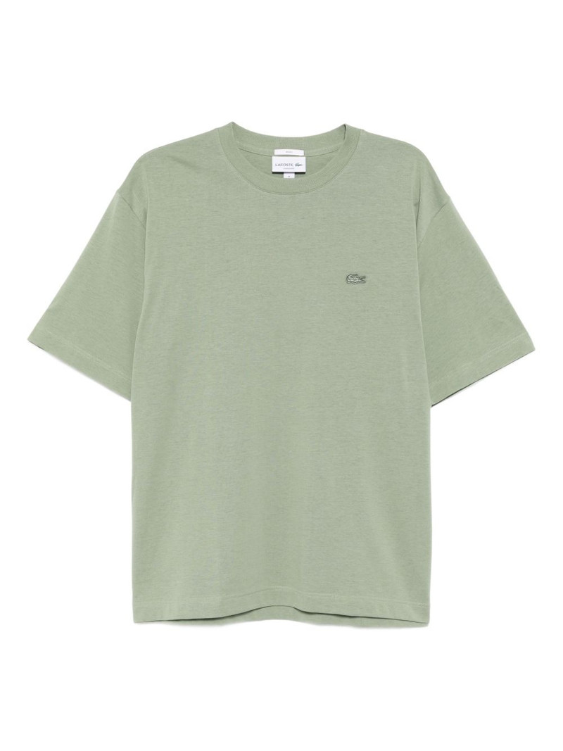 logo-appliqué cotton T-shirt 1