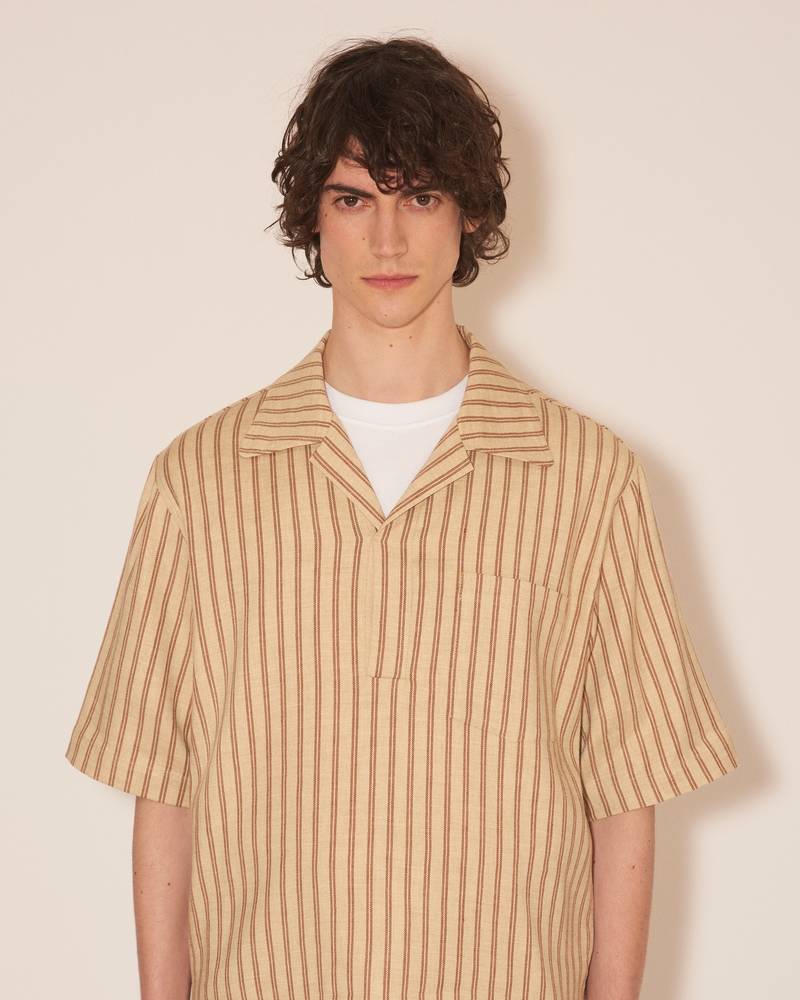 BOLEN - Relaxed shirt - Beige/Brown 6