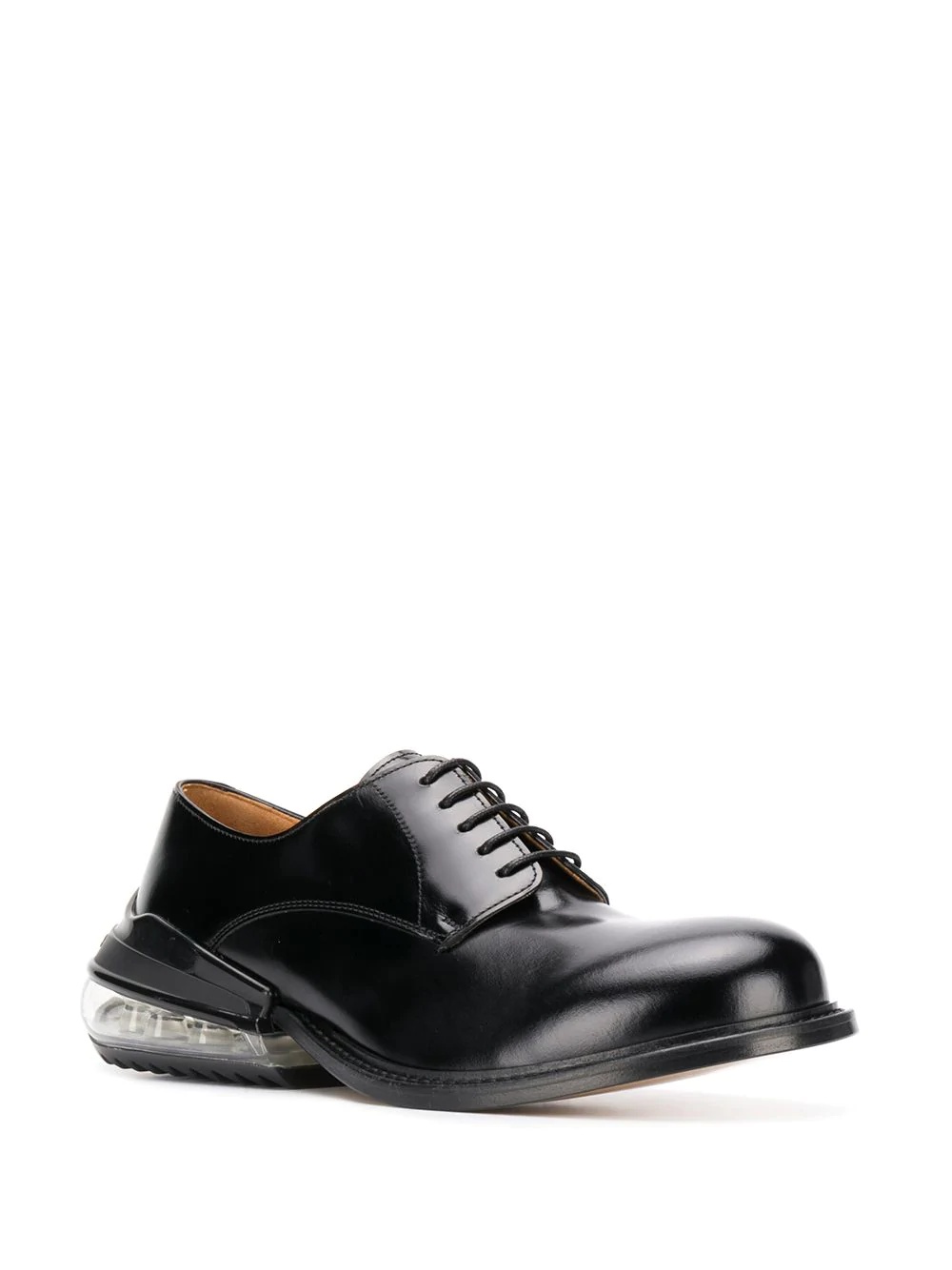 clear heel Derby shoes - 2