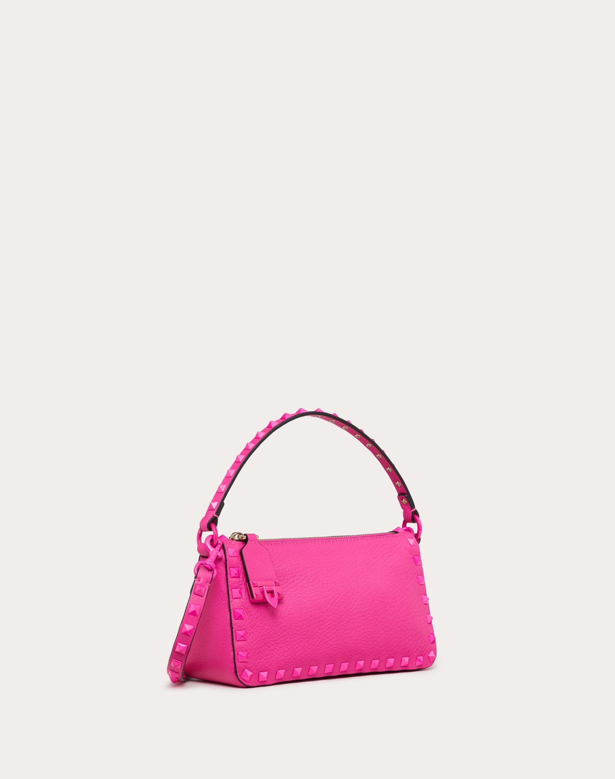 SMALL ROCKSTUD GRAINY CALFSKIN CROSSBODY BAG - 2