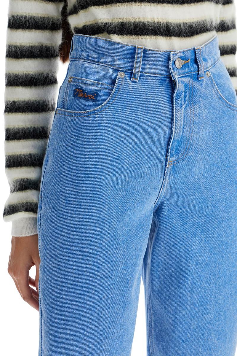 Marni ORGANIC DENIM CROPPED JEANS IN - 4