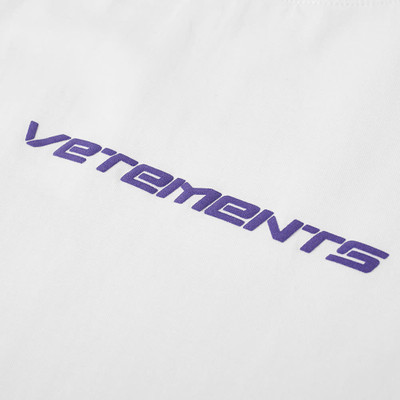 VETEMENTS VETEMENTS Logo Taped Oversized Tee outlook