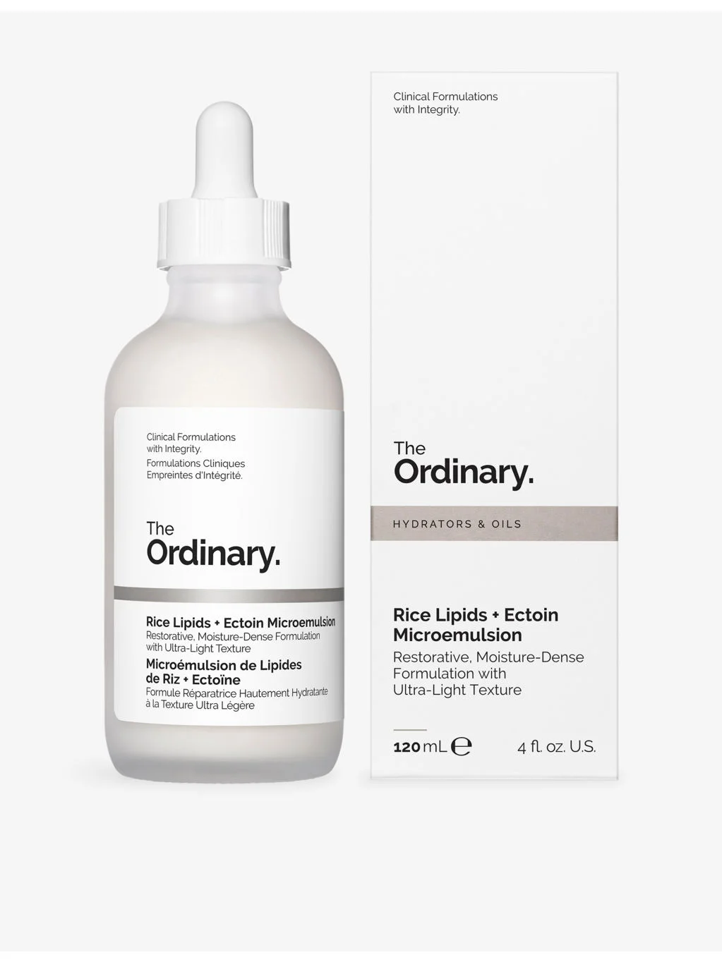 Rice Lipids + Ectoin Microemulsion Ultra-Lightweight Moisturiser 120ml - 1