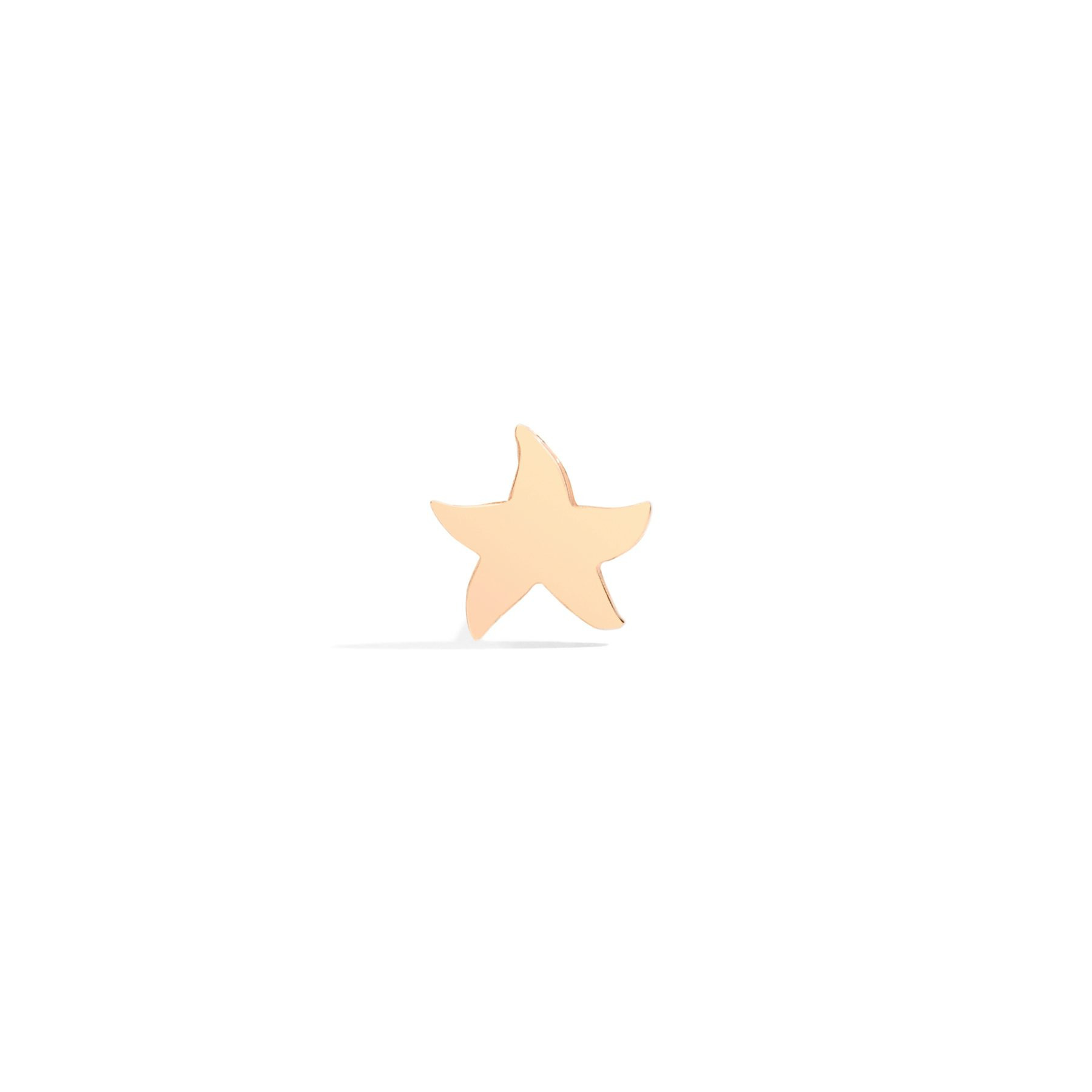 ROSE GOLD MINI STAR EARRING - 2