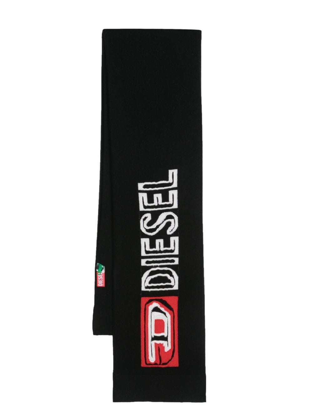 K-Peff intarsia-logo scarf - 1