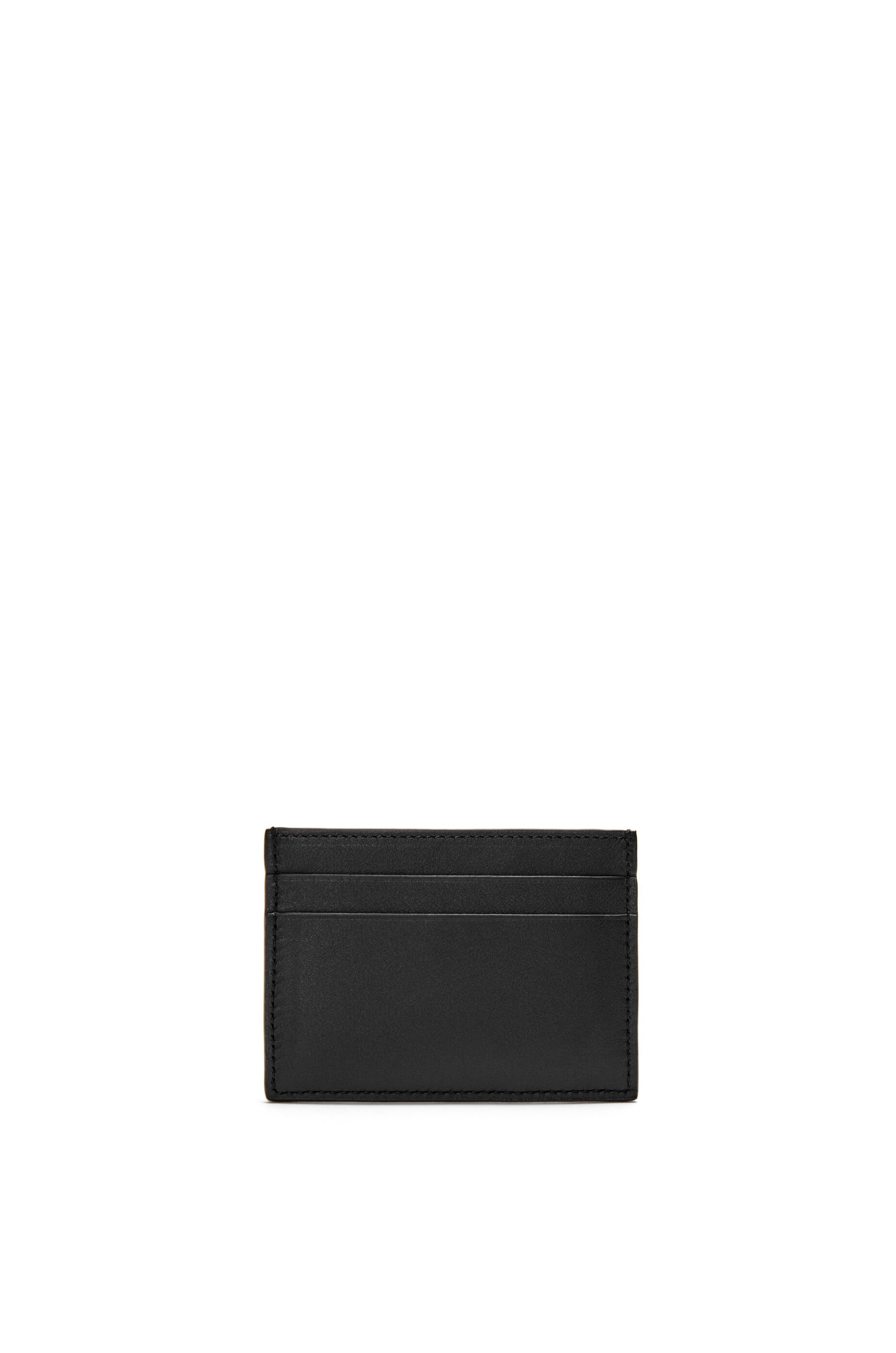 Deep Sea plain cardholder in nappa calfskin - 3